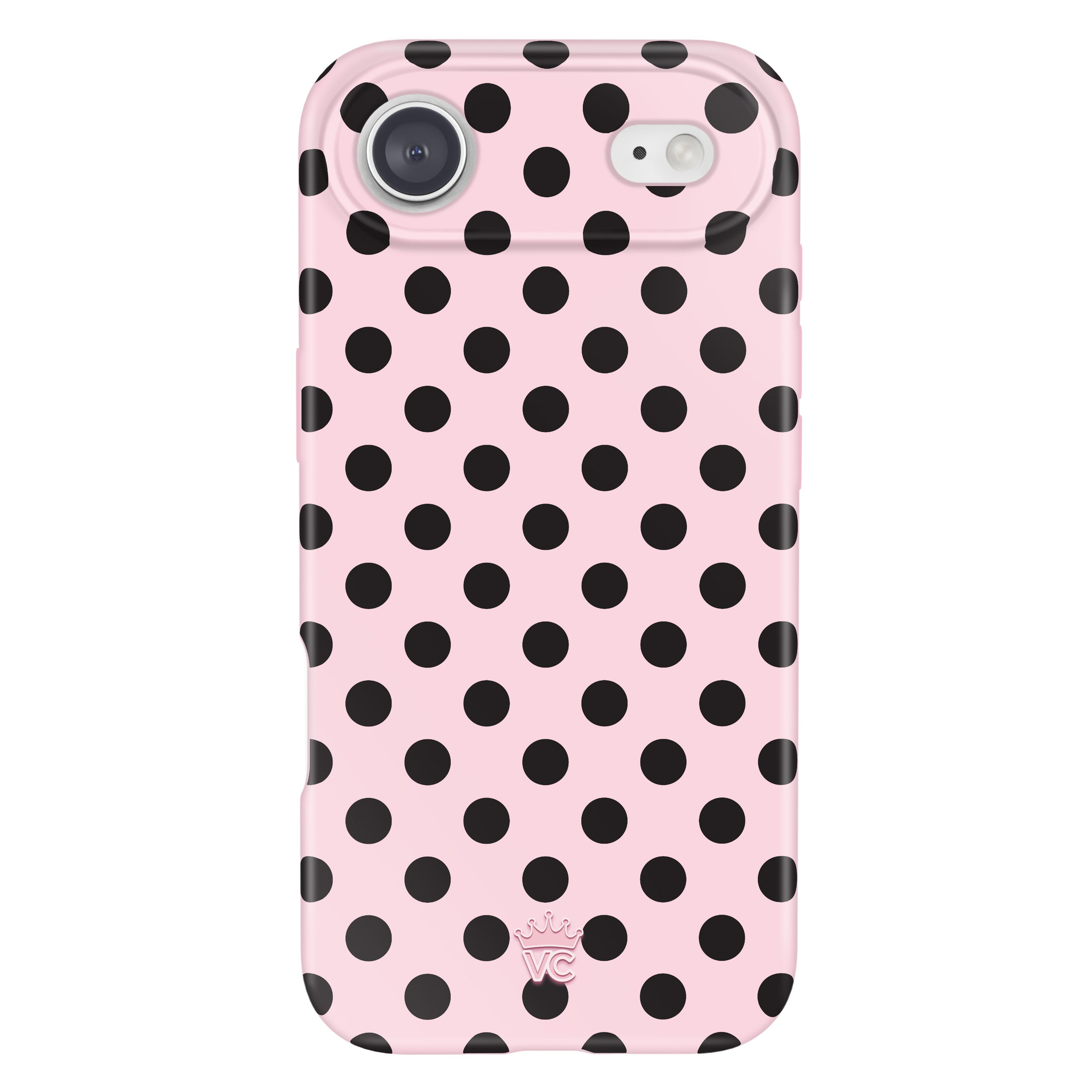 Princess Pink Polka Dot iPhone Case