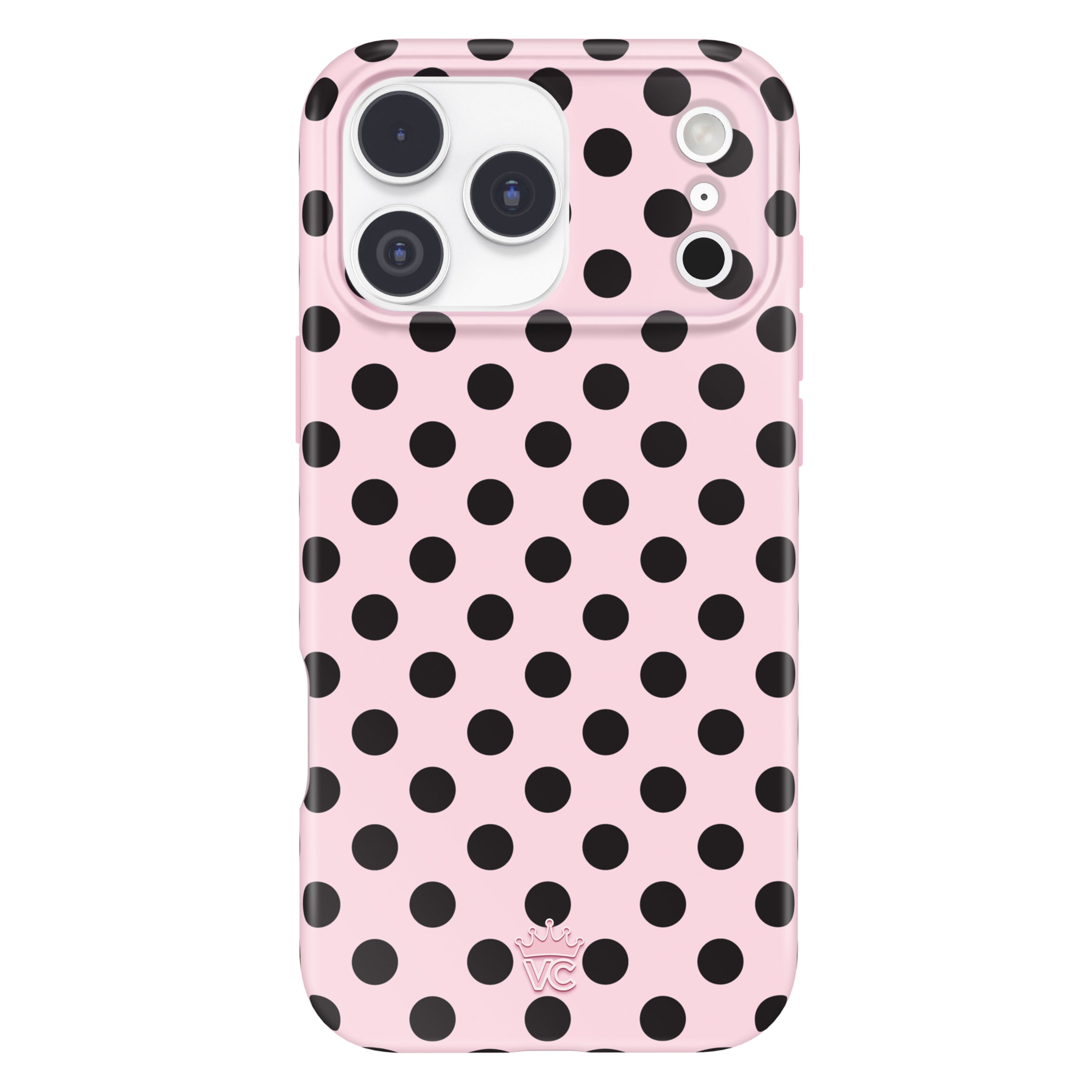 Princess Pink Polka Dot iPhone Case