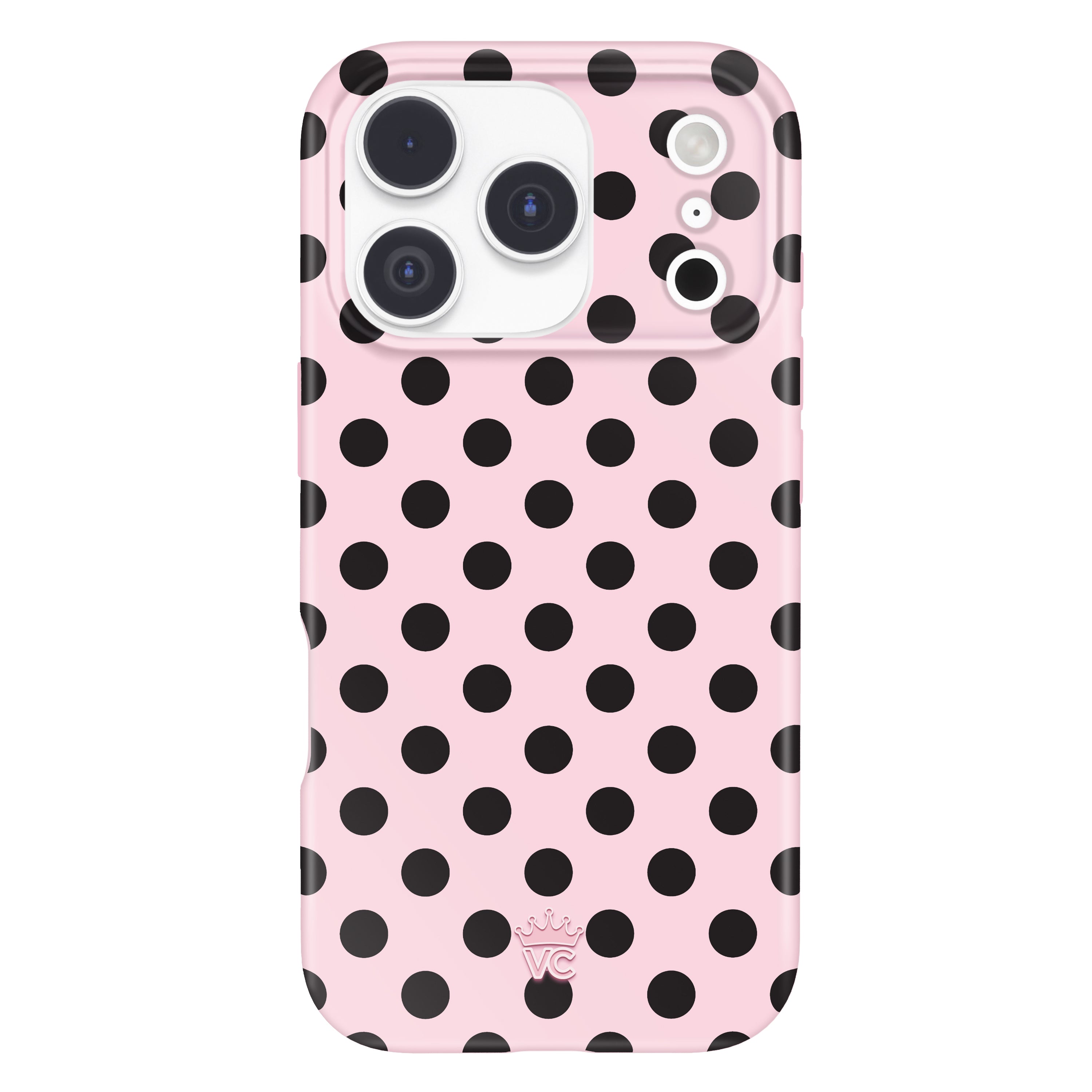 Princess Pink Polka Dot iPhone Case