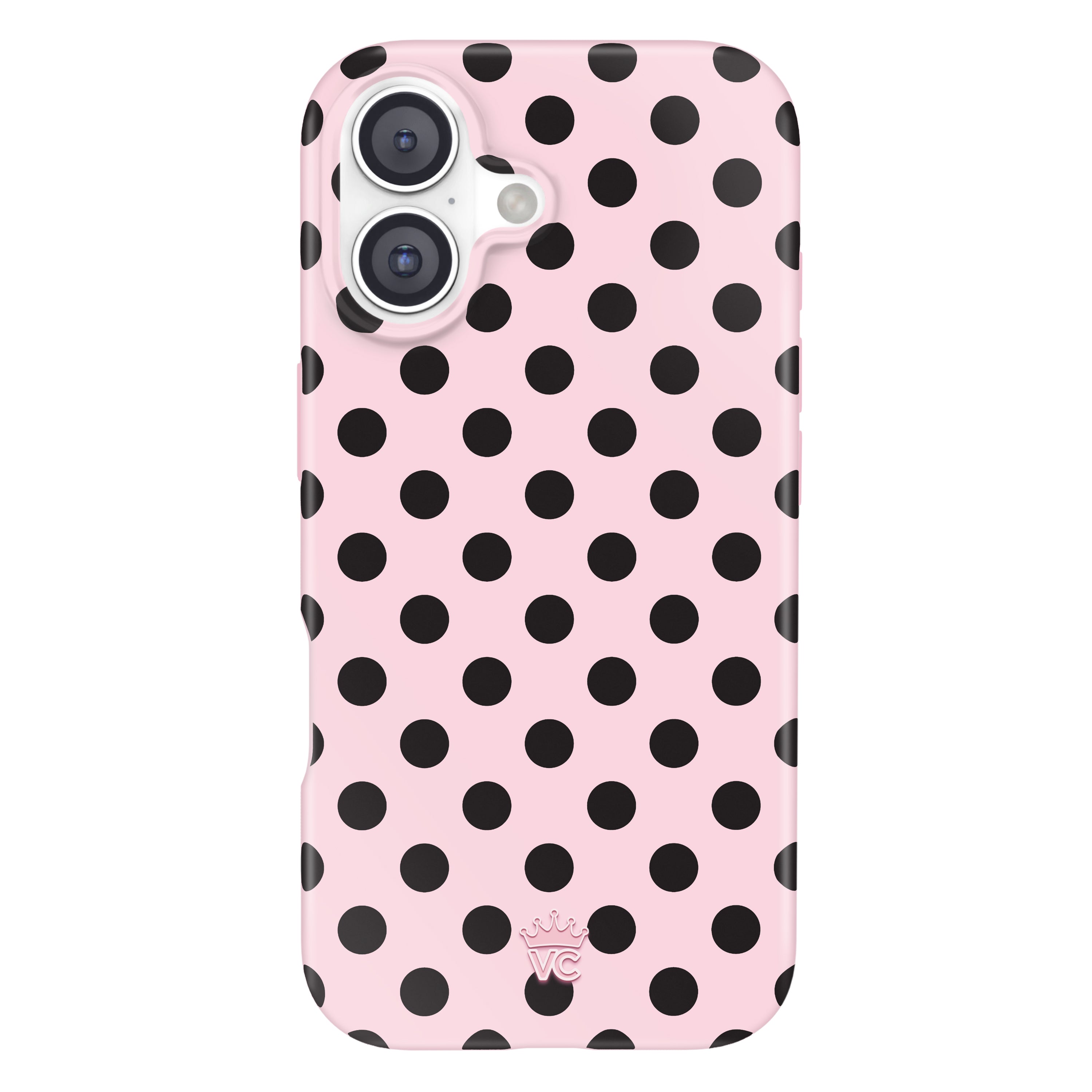 Princess Pink Polka Dot iPhone Case