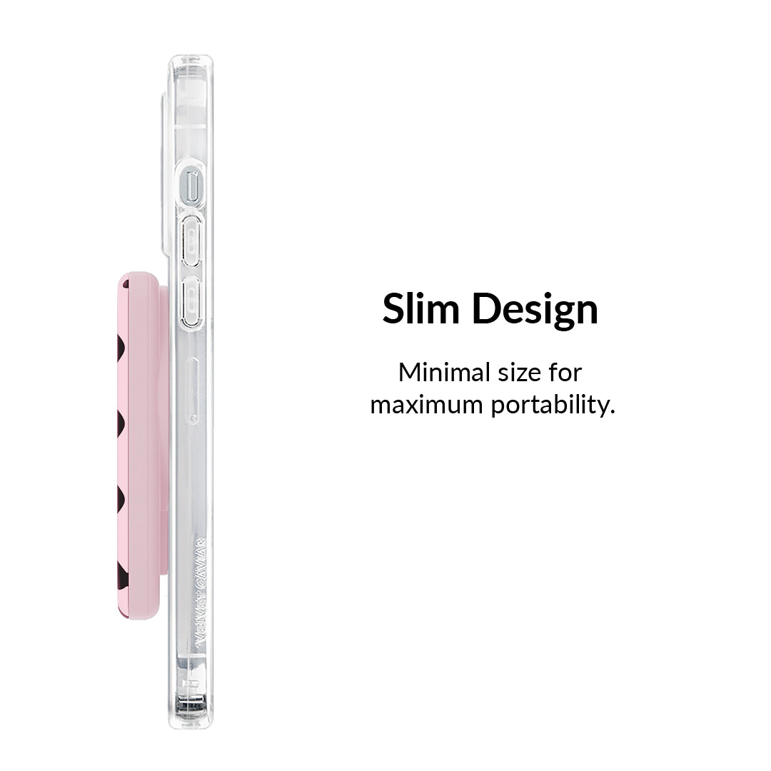 Princess Pink Polka Dot MagSafe Battery Power Pack