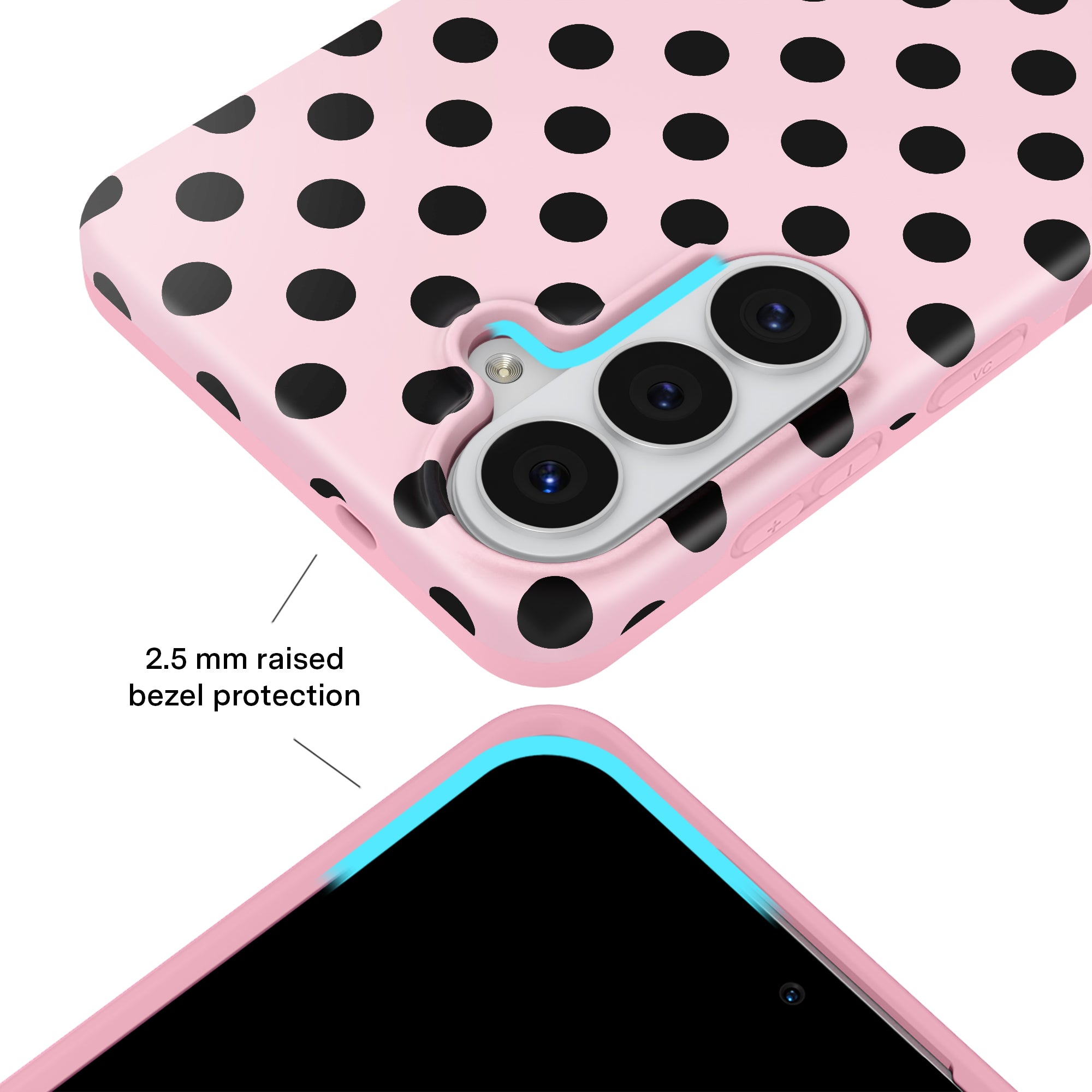 Princess Pink Polka Dot Samsung Case