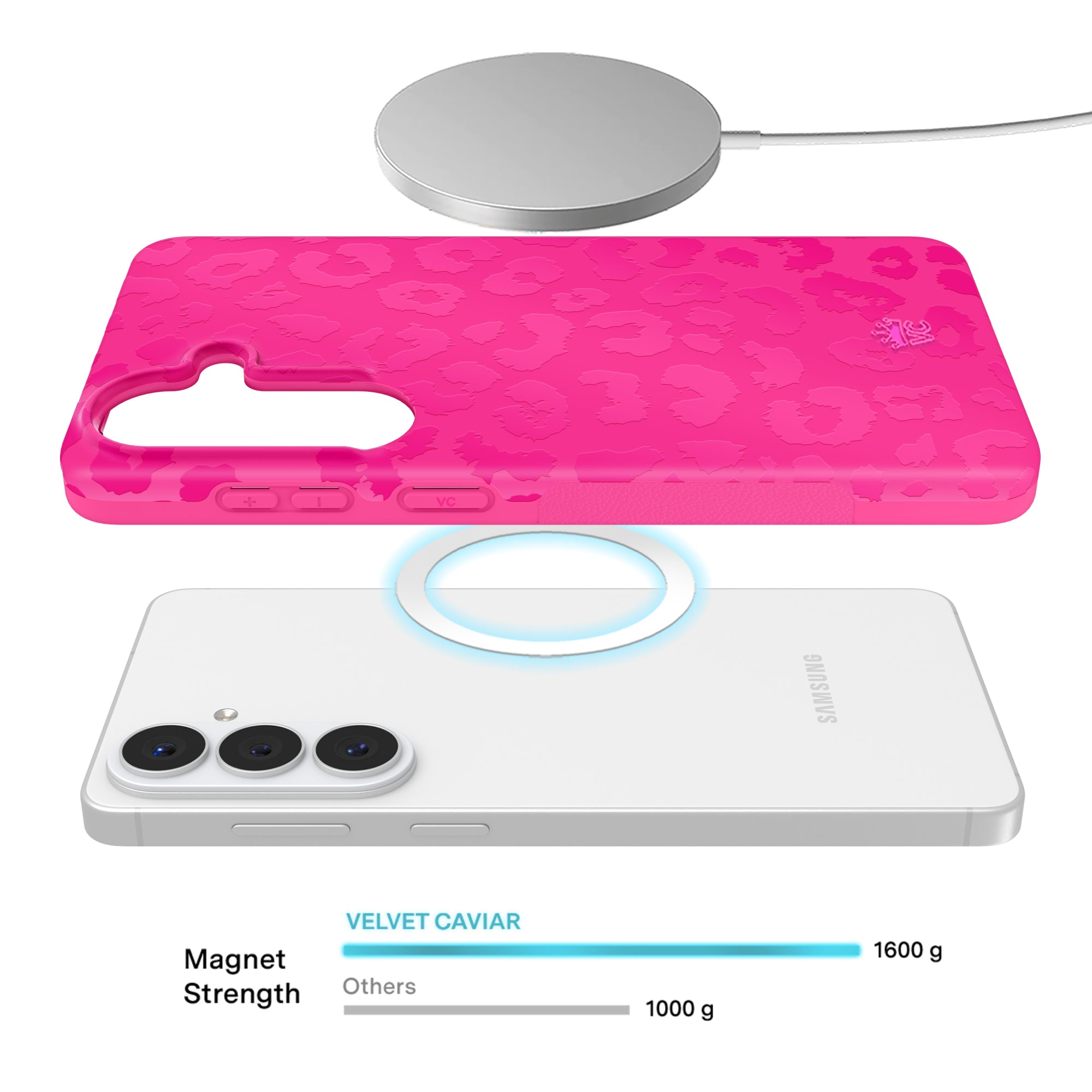 Even Hotter Pink Leopard Samsung Case