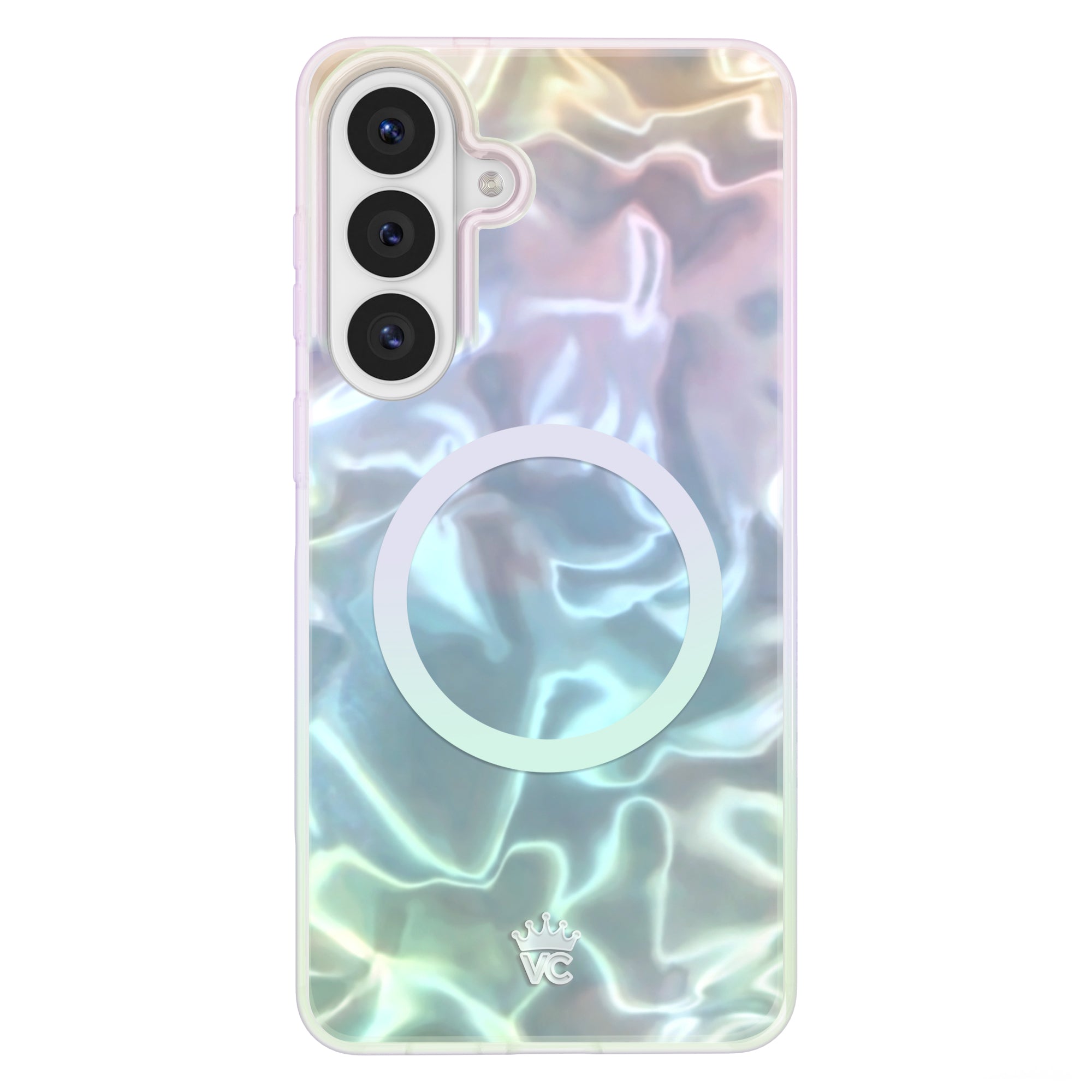 White Opal Holo Samsung Case
