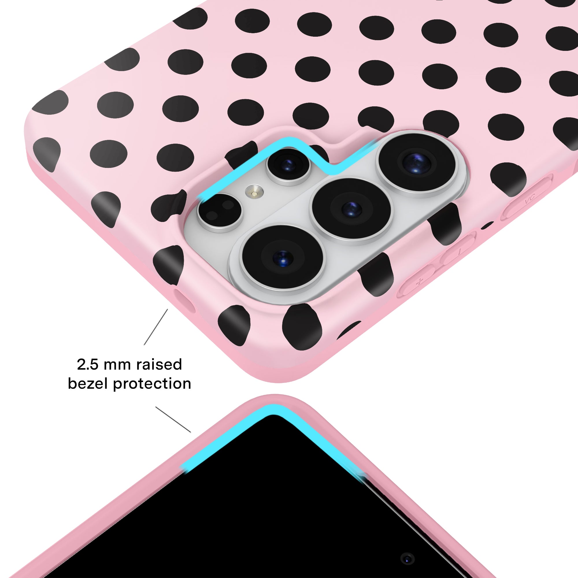 Princess Pink Polka Dot Samsung Case