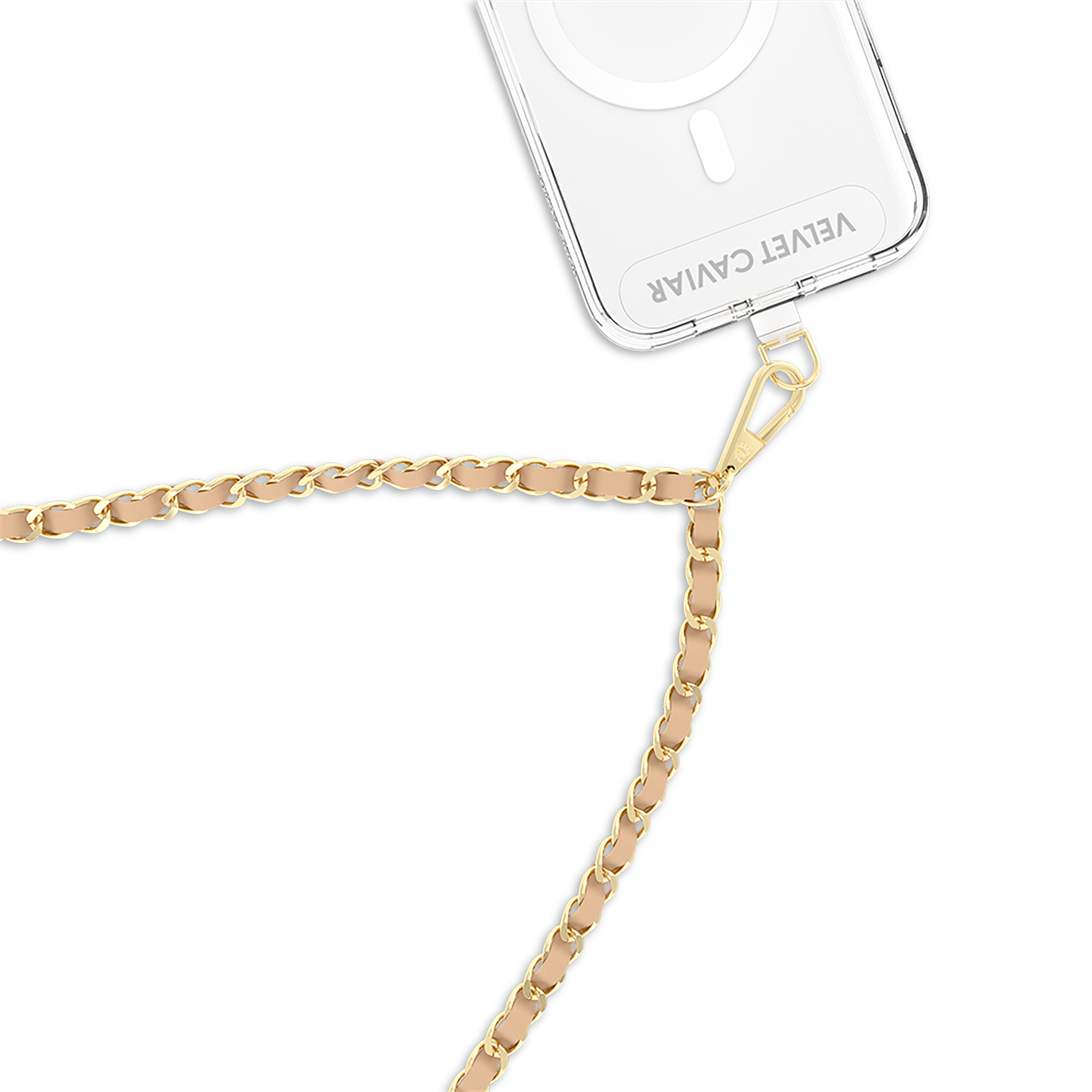 Nude Chain Phone Crossbody Strap