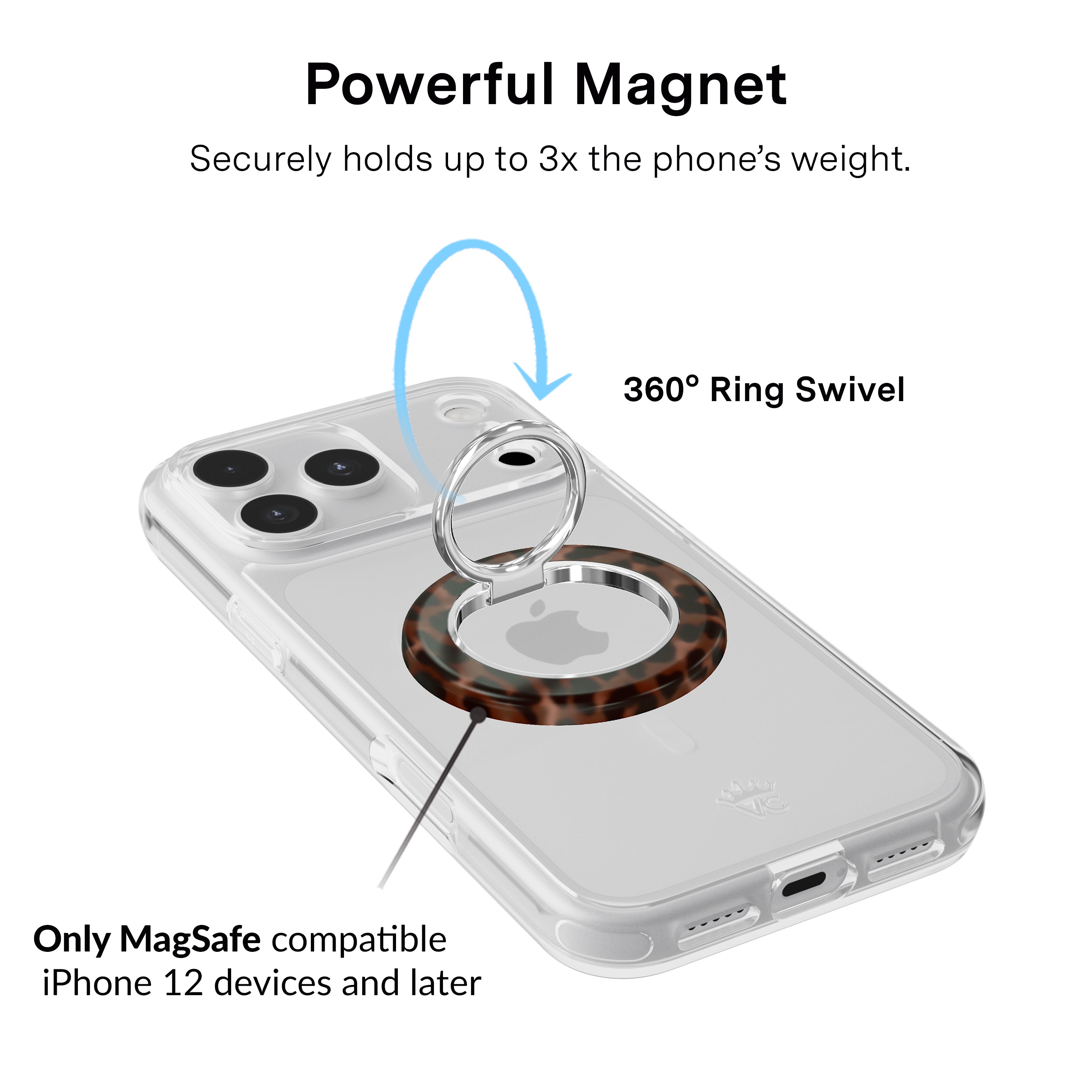 It Girl Leopard MagSafe Grip Ring