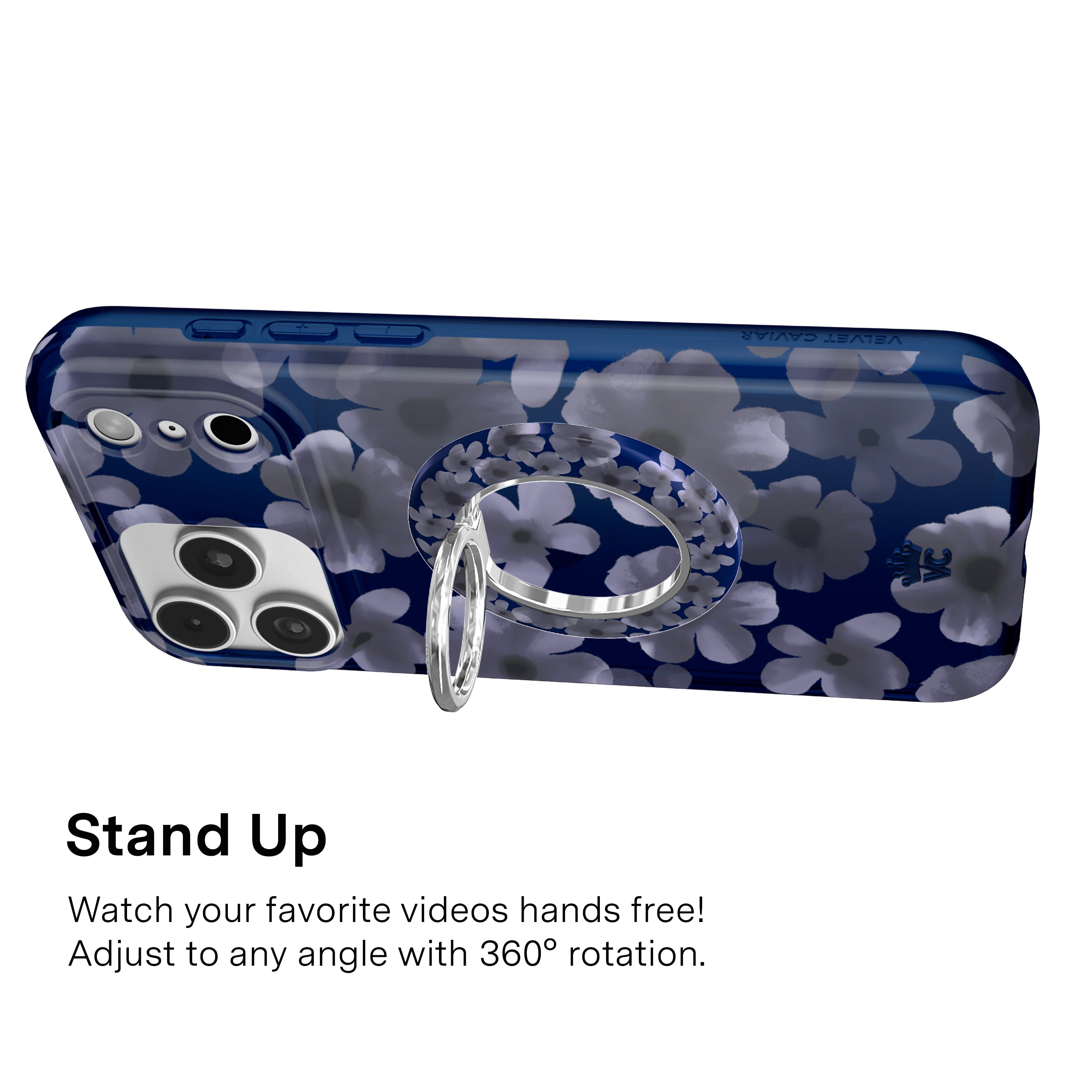 Midnight Blossom MagSafe Grip Ring