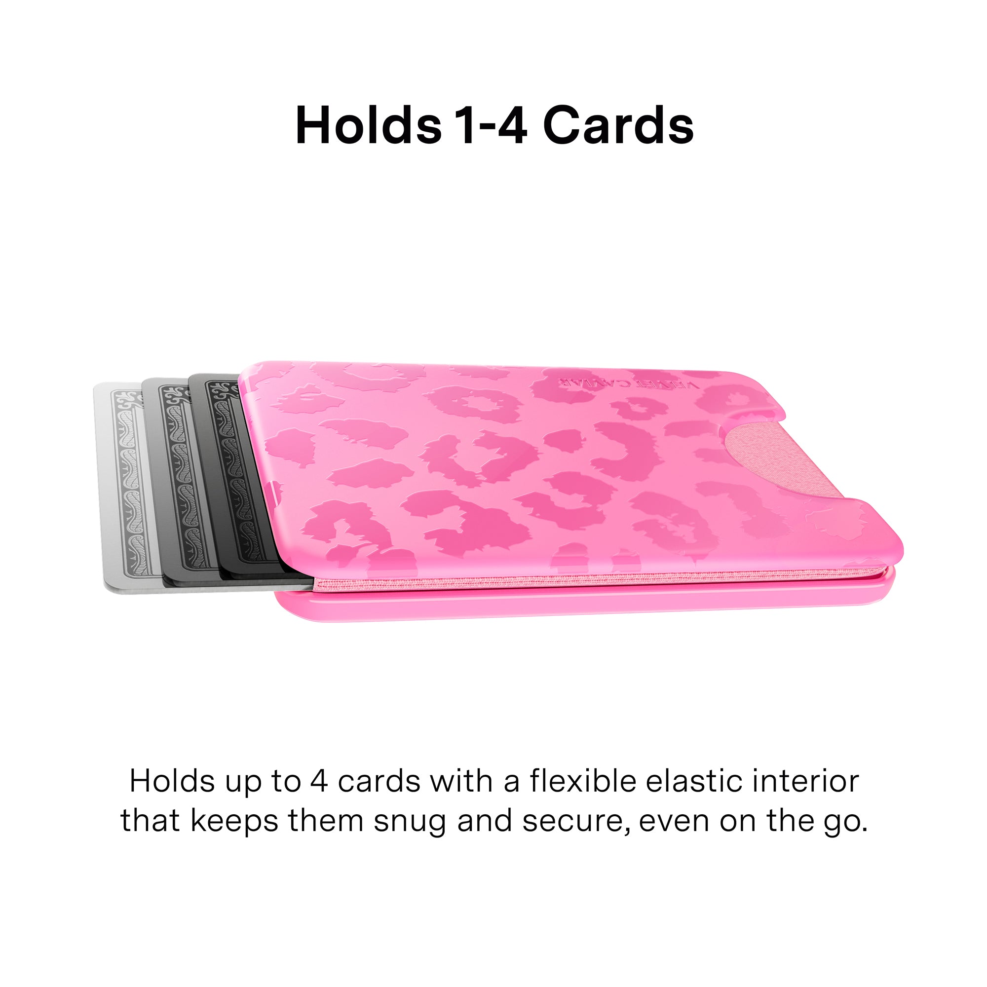 Hot Pink Leopard MagSafe Wallet
