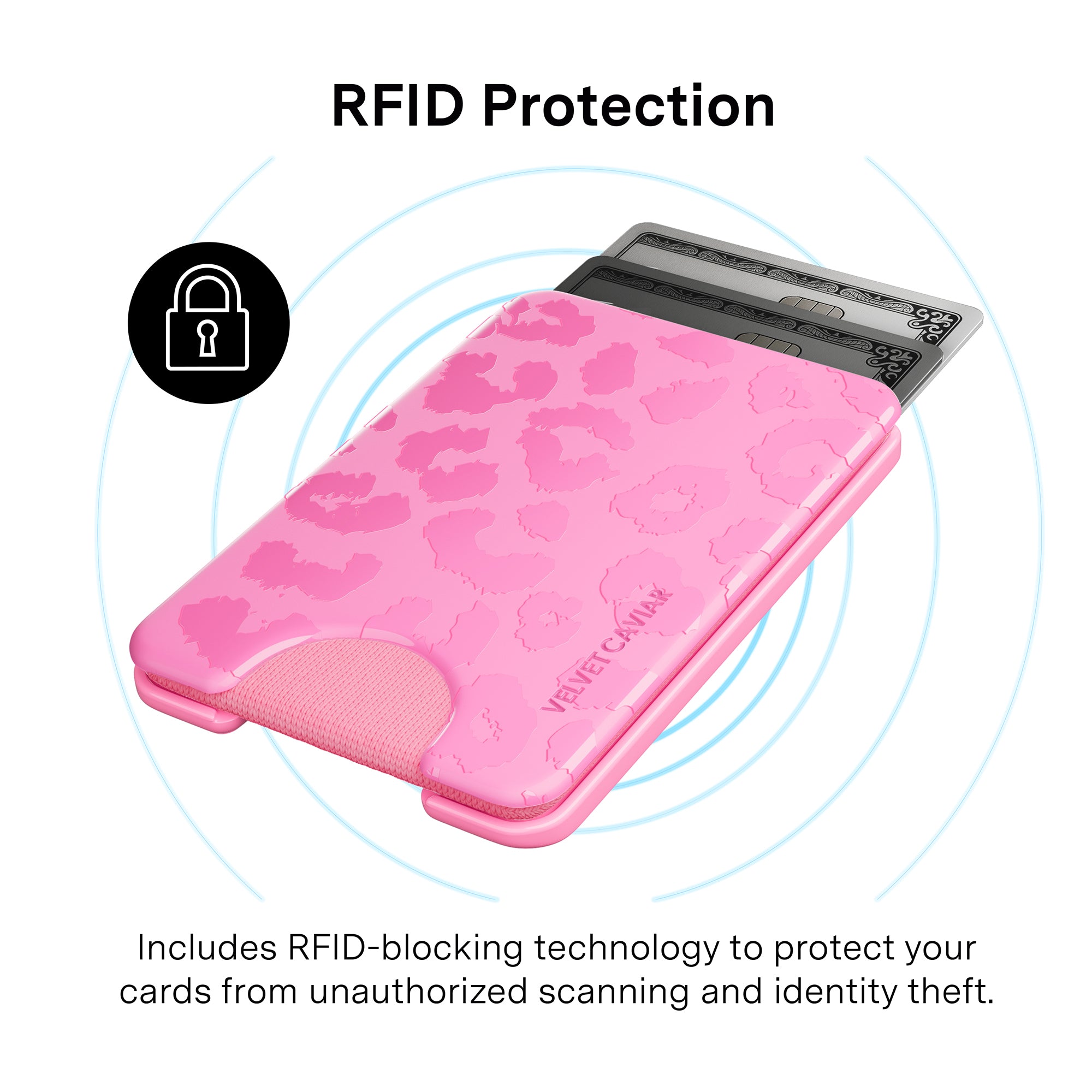 Hot Pink Leopard MagSafe Wallet