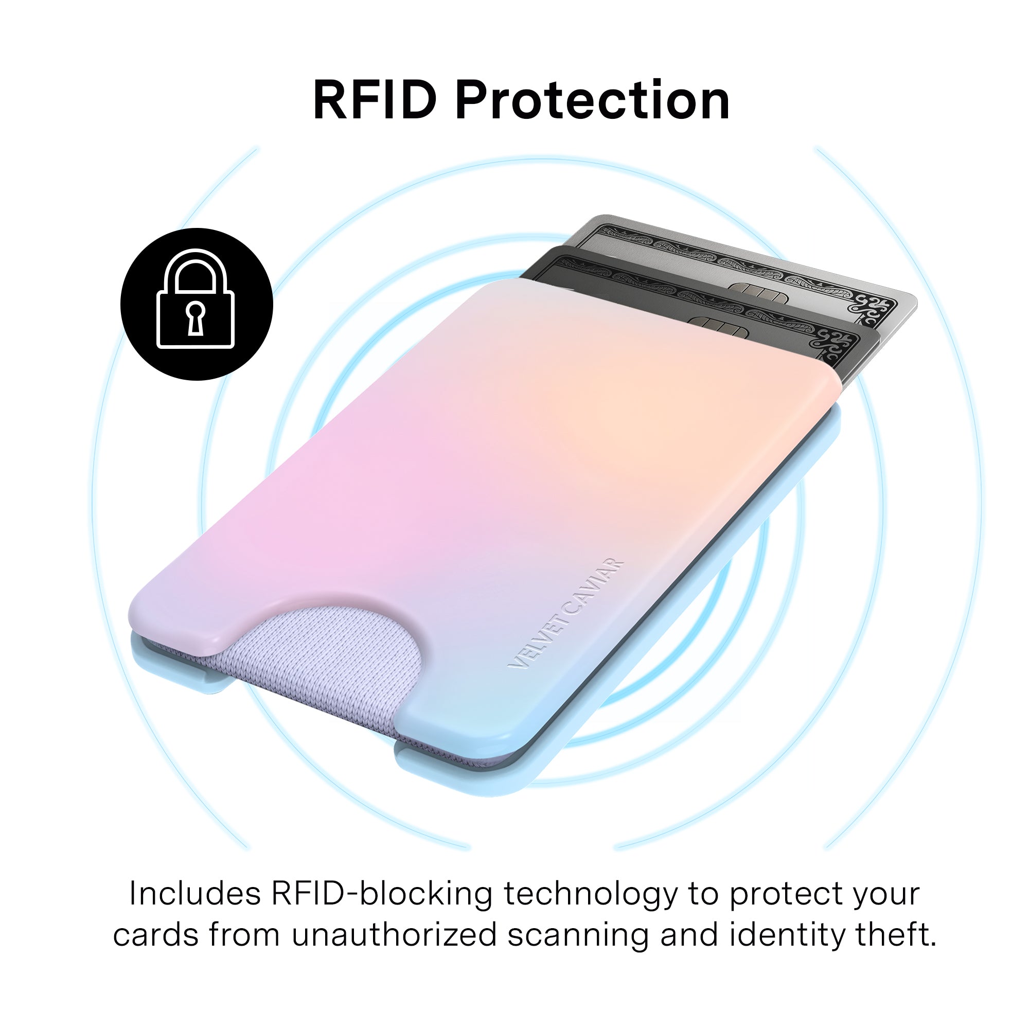 Jelly Glow Aura MagSafe Wallet