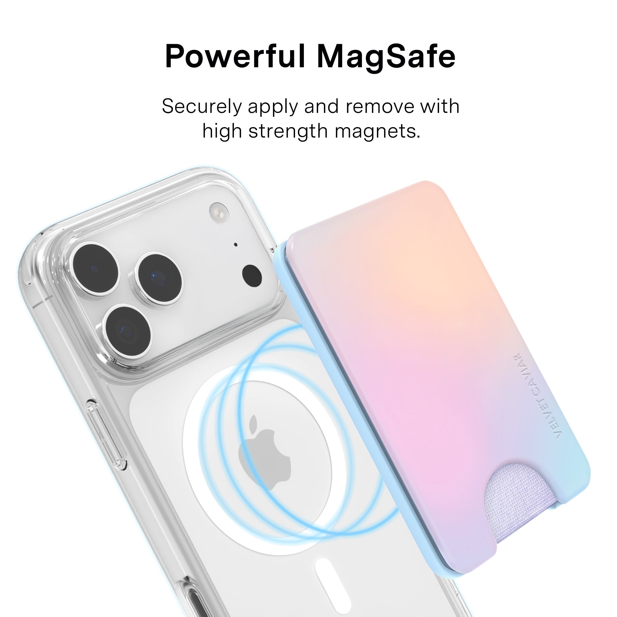 Jelly Glow Aura MagSafe Wallet