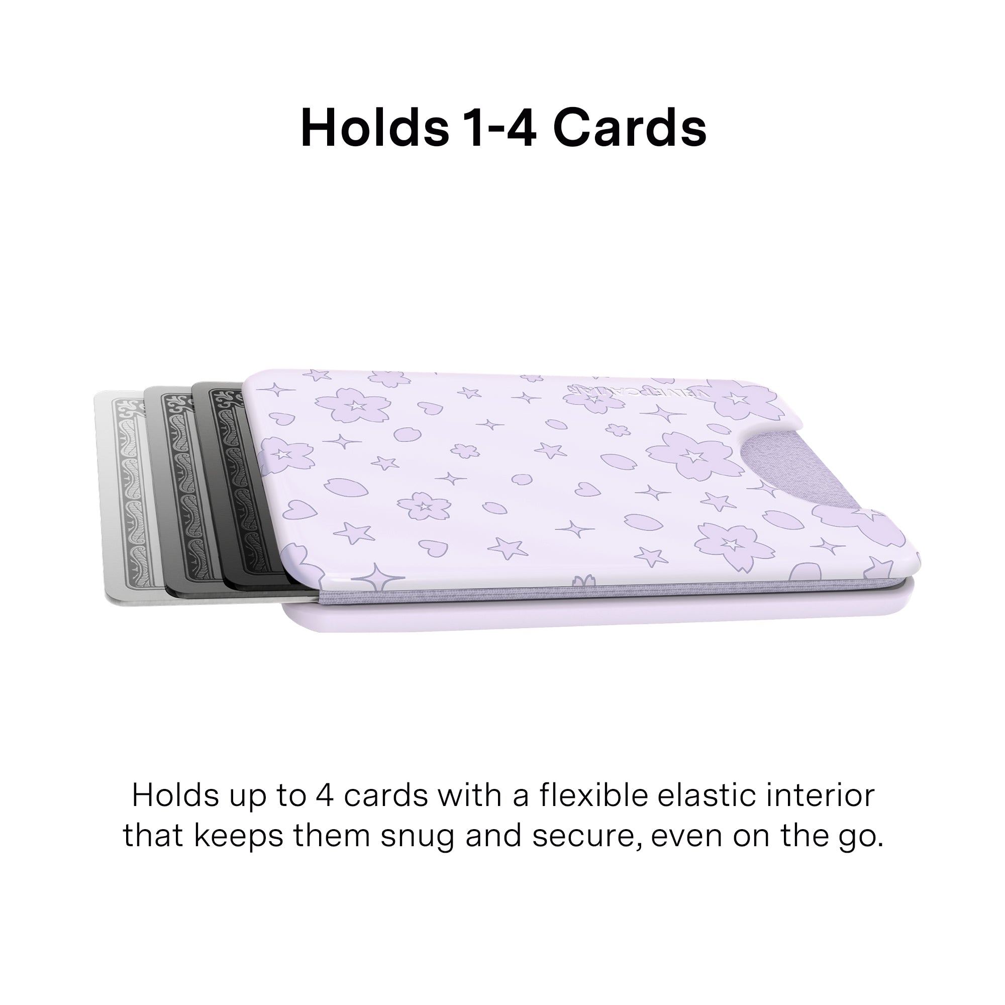 Lavender Cherry Blossom MagSafe Wallet