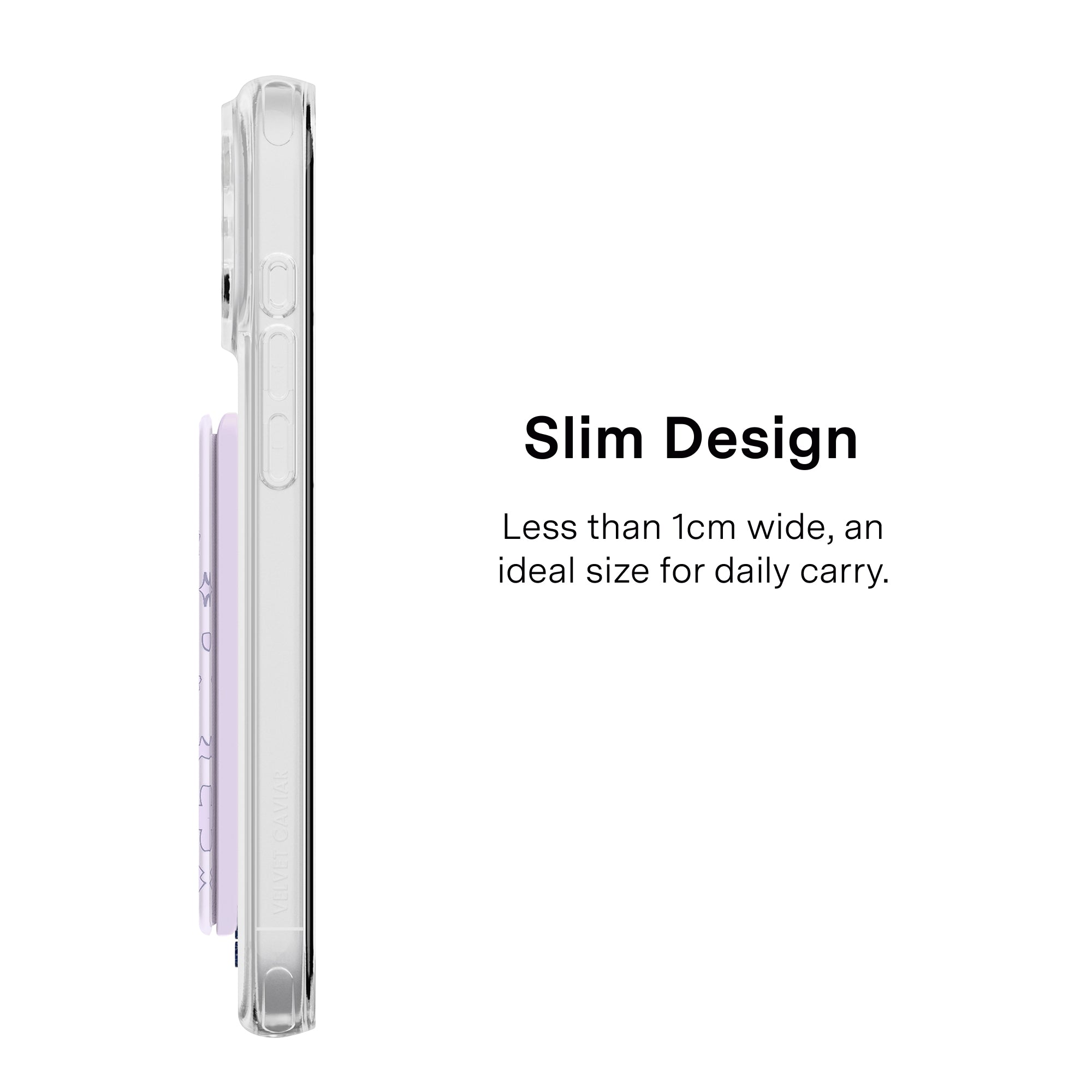 Lavender Cherry Blossom MagSafe Wallet