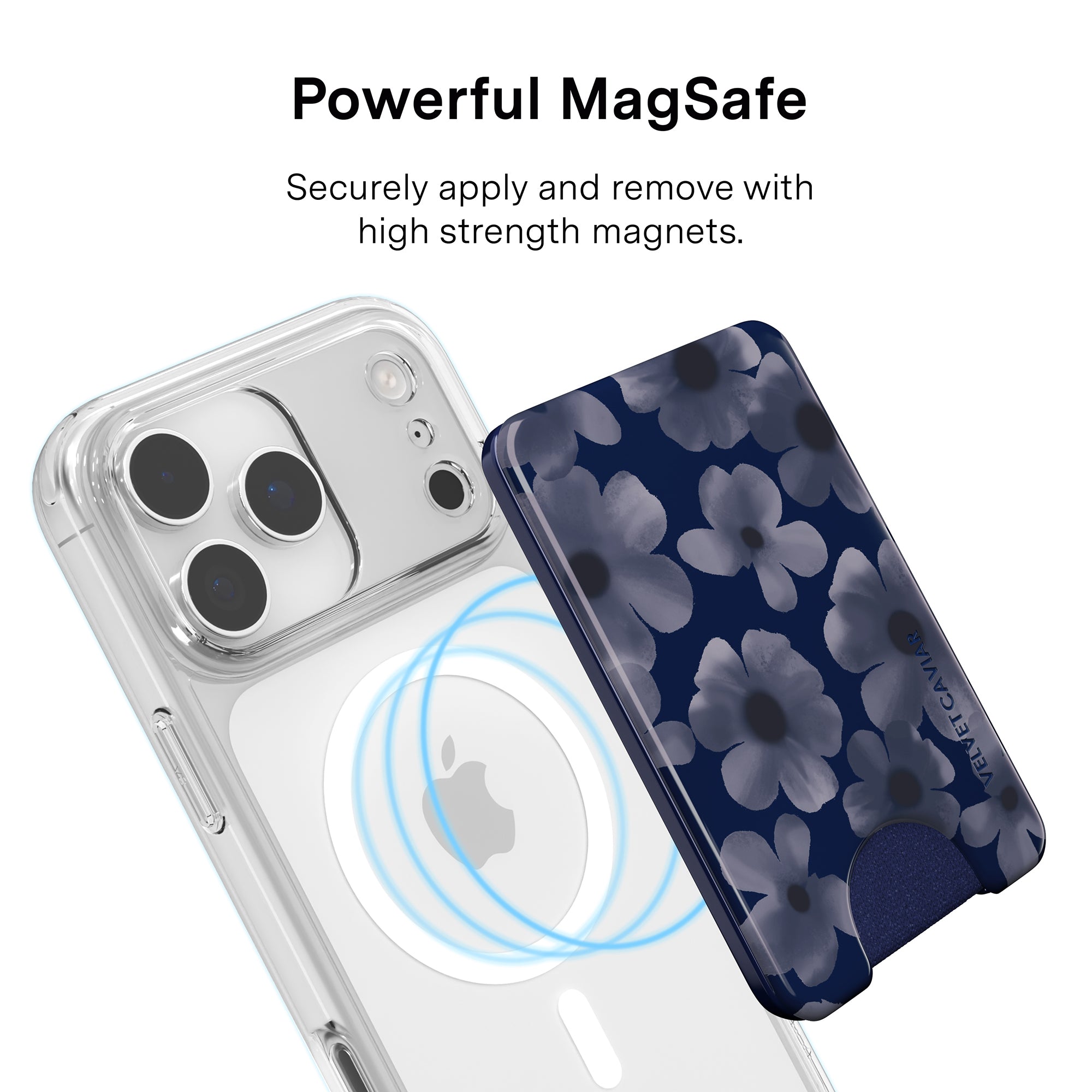 Midnight Blossom MagSafe Wallet