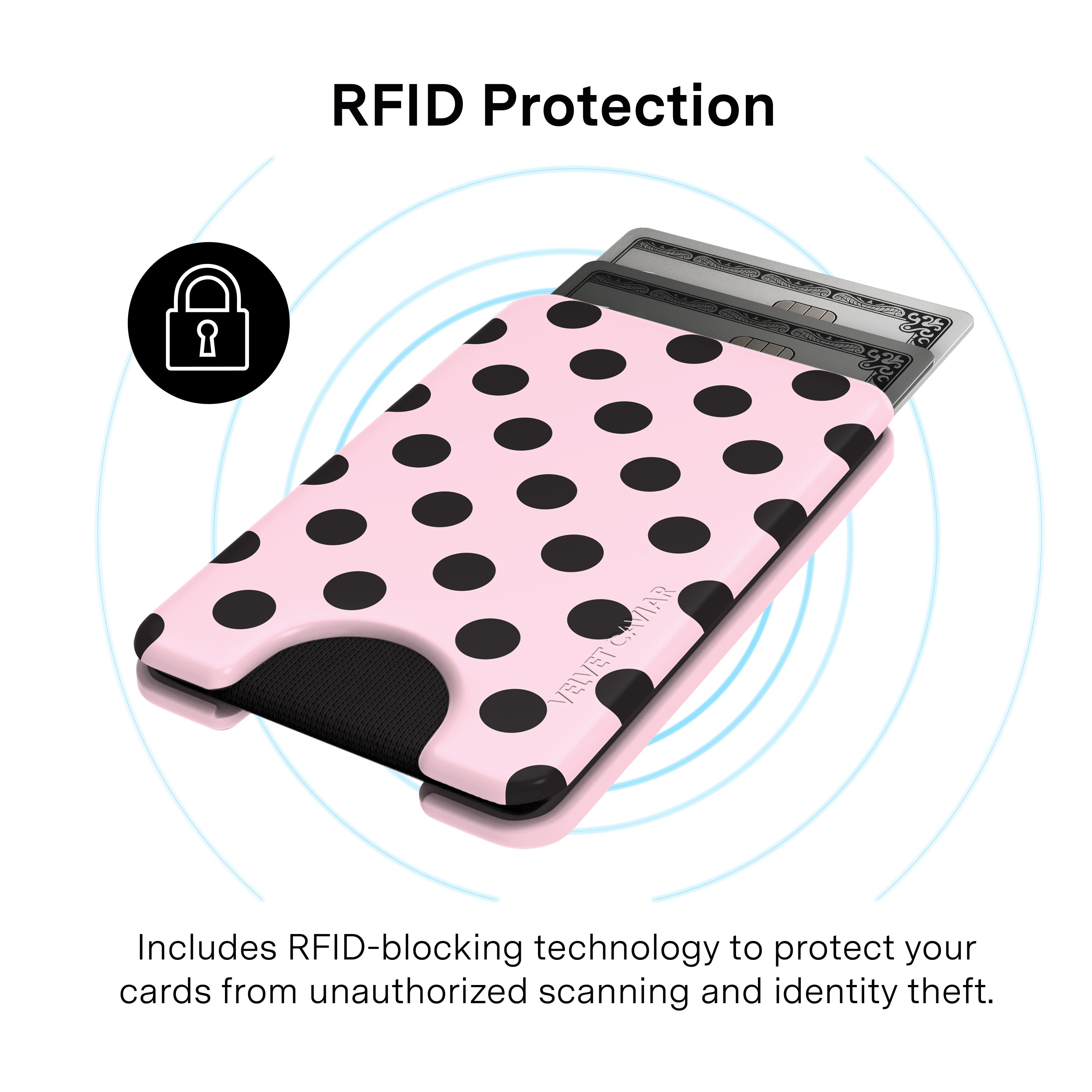 Princess Pink Polka Dot MagSafe Wallet