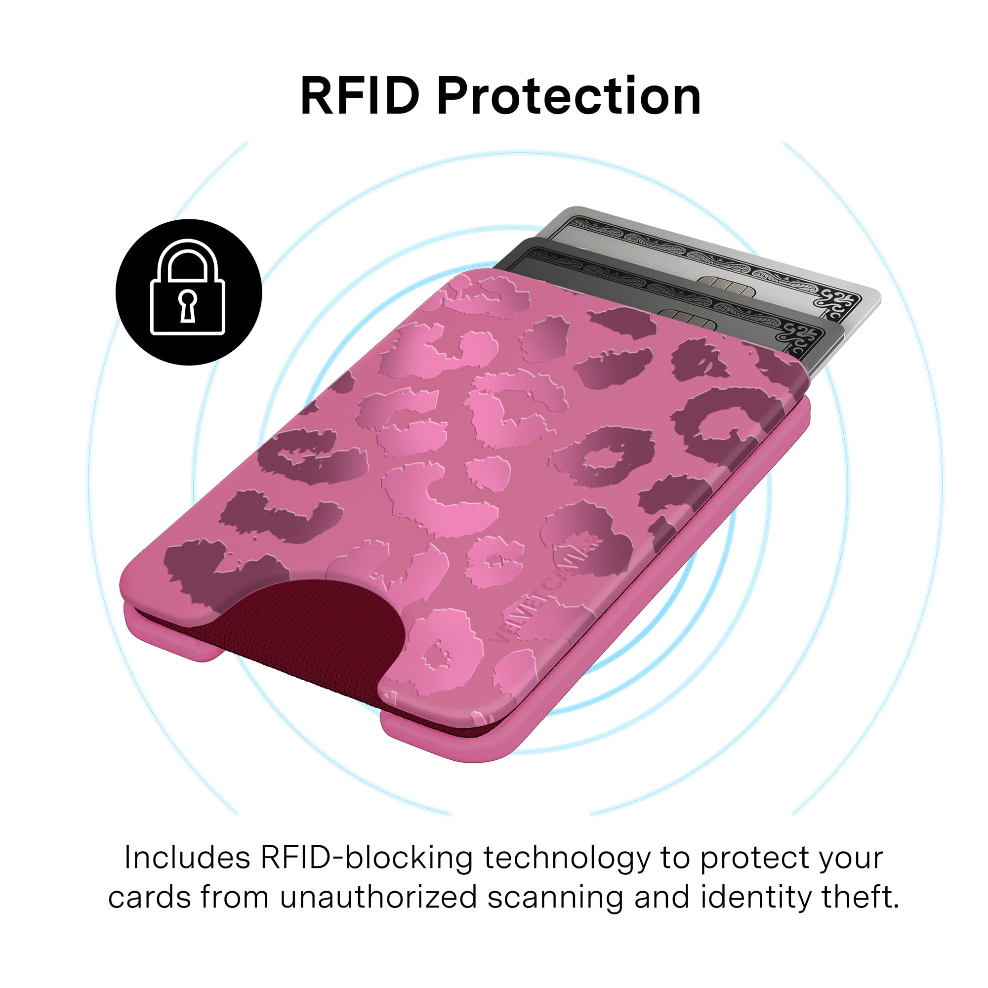 Pink Ruby Leopard MagSafe Wallet