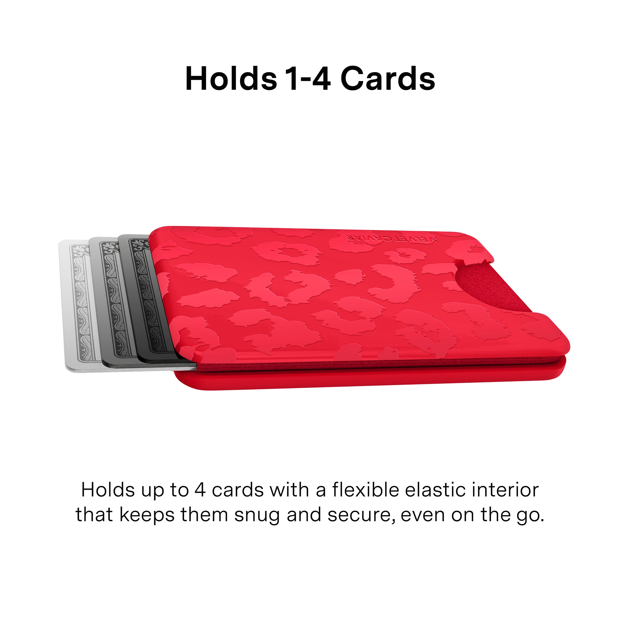 Red Leopard MagSafe Wallet