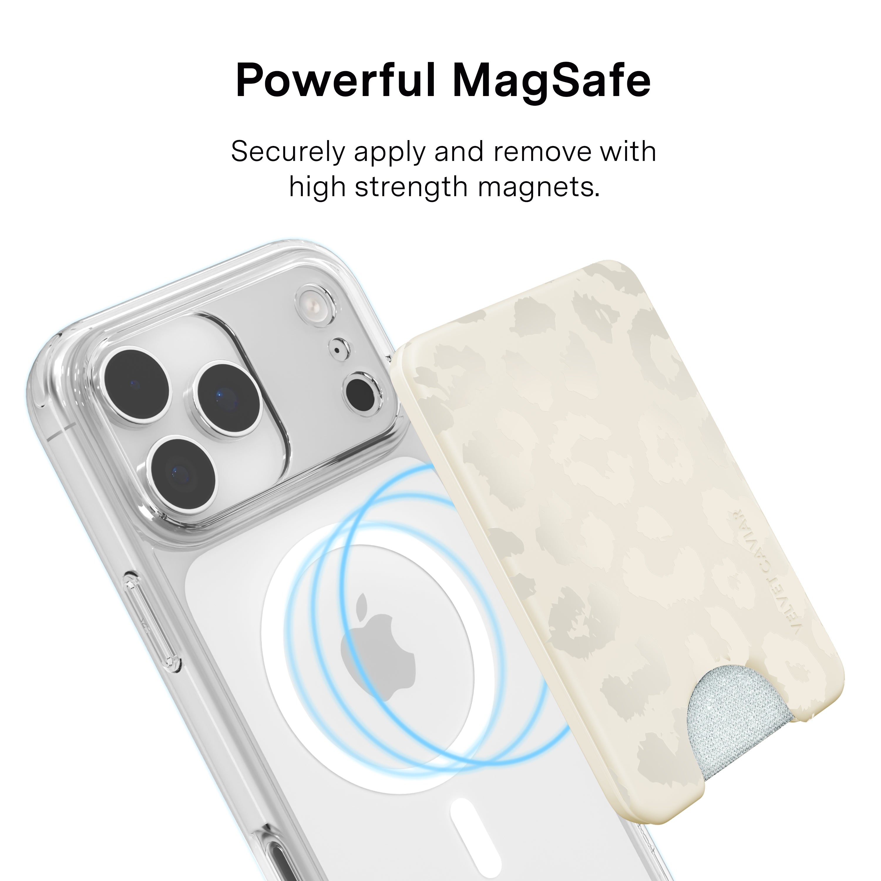 Stone Leopard MagSafe Wallet