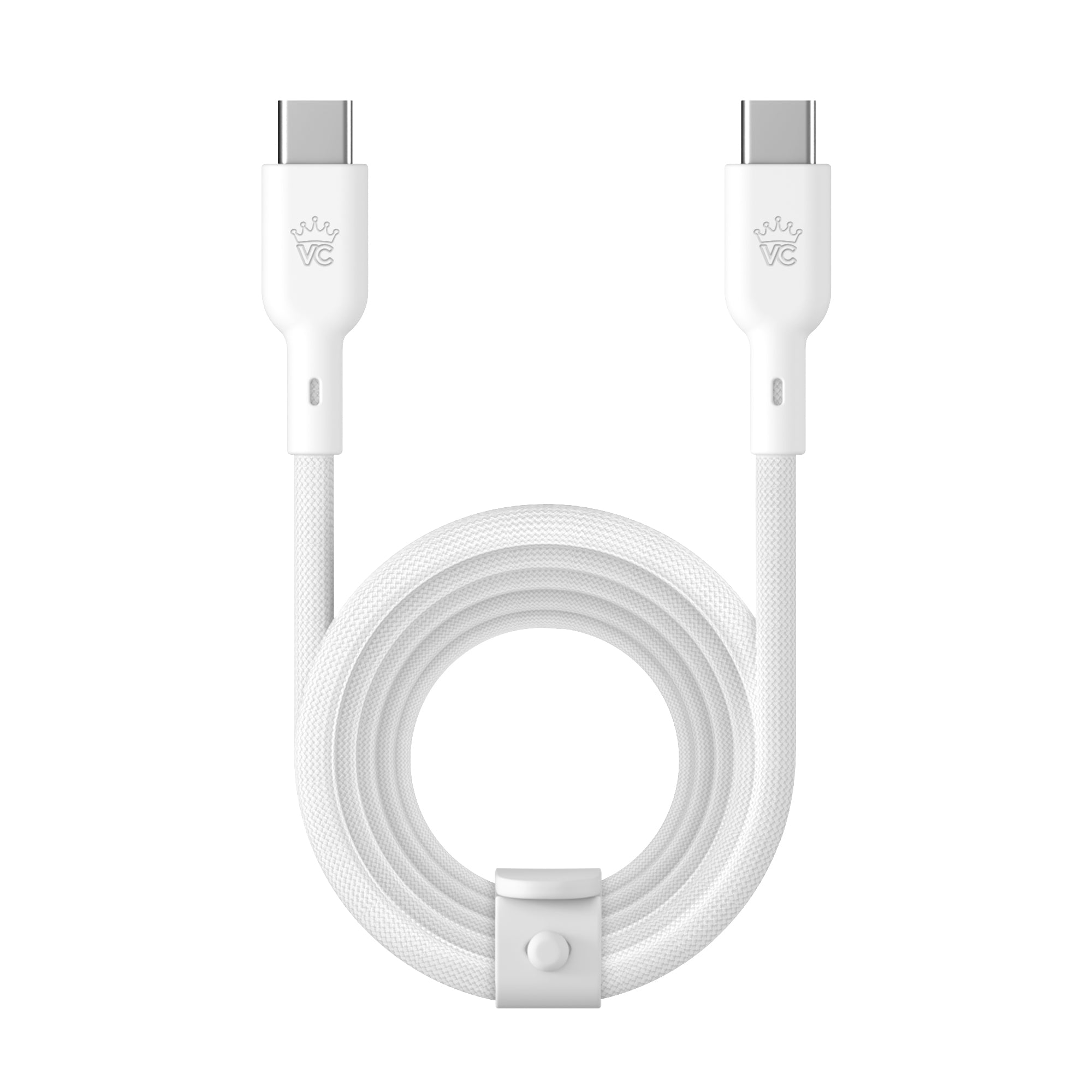 White Fast Charging Cable, 6ft USB-C