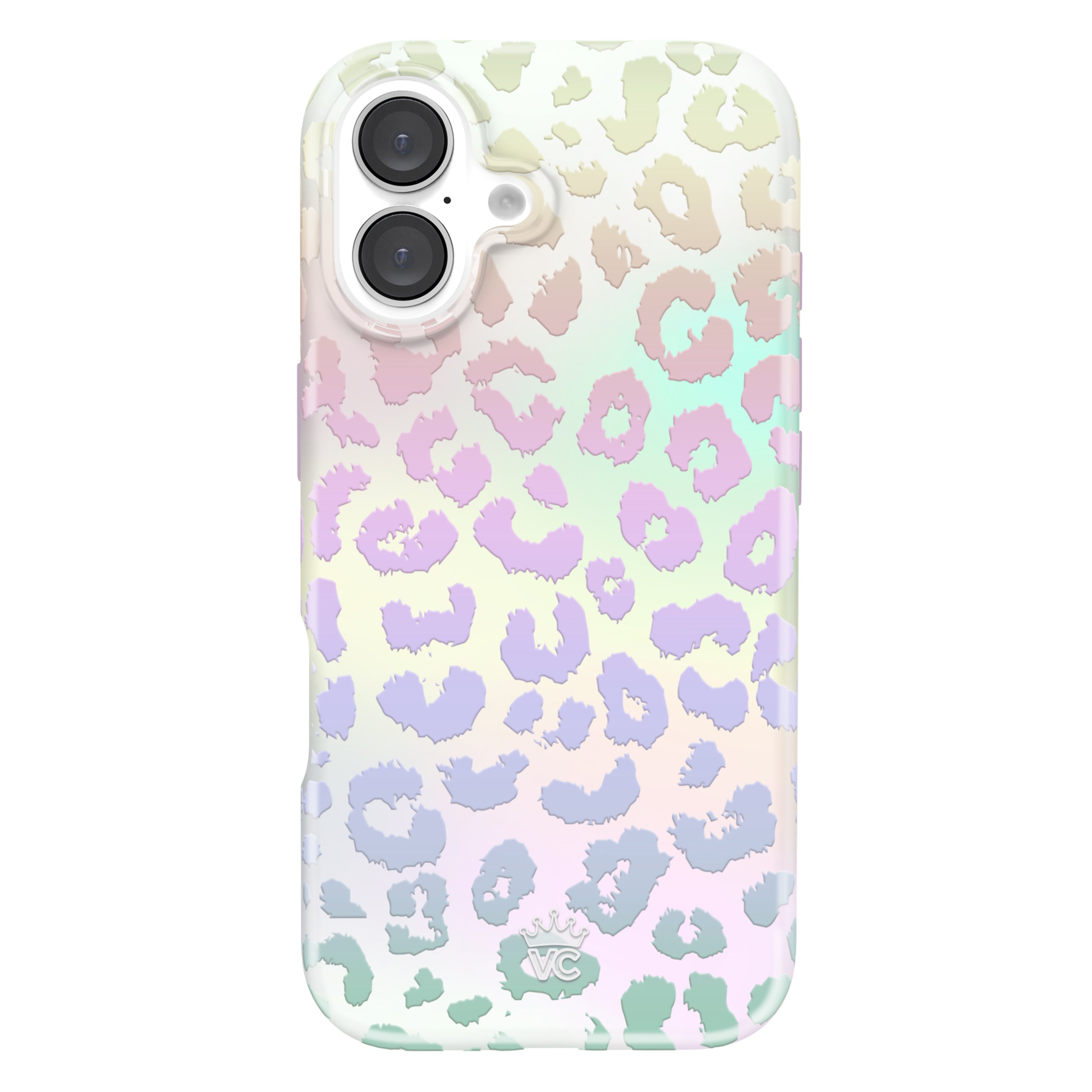 White Opal Leopard iPhone Case