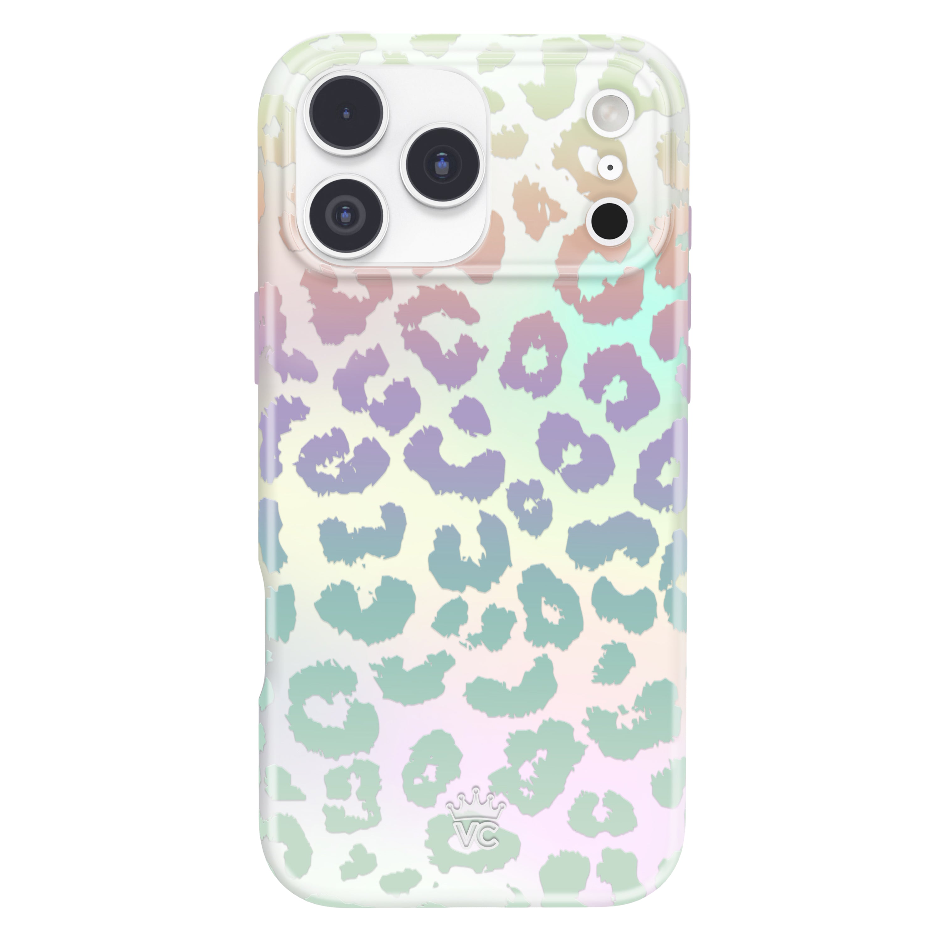 White Opal Leopard iPhone Case