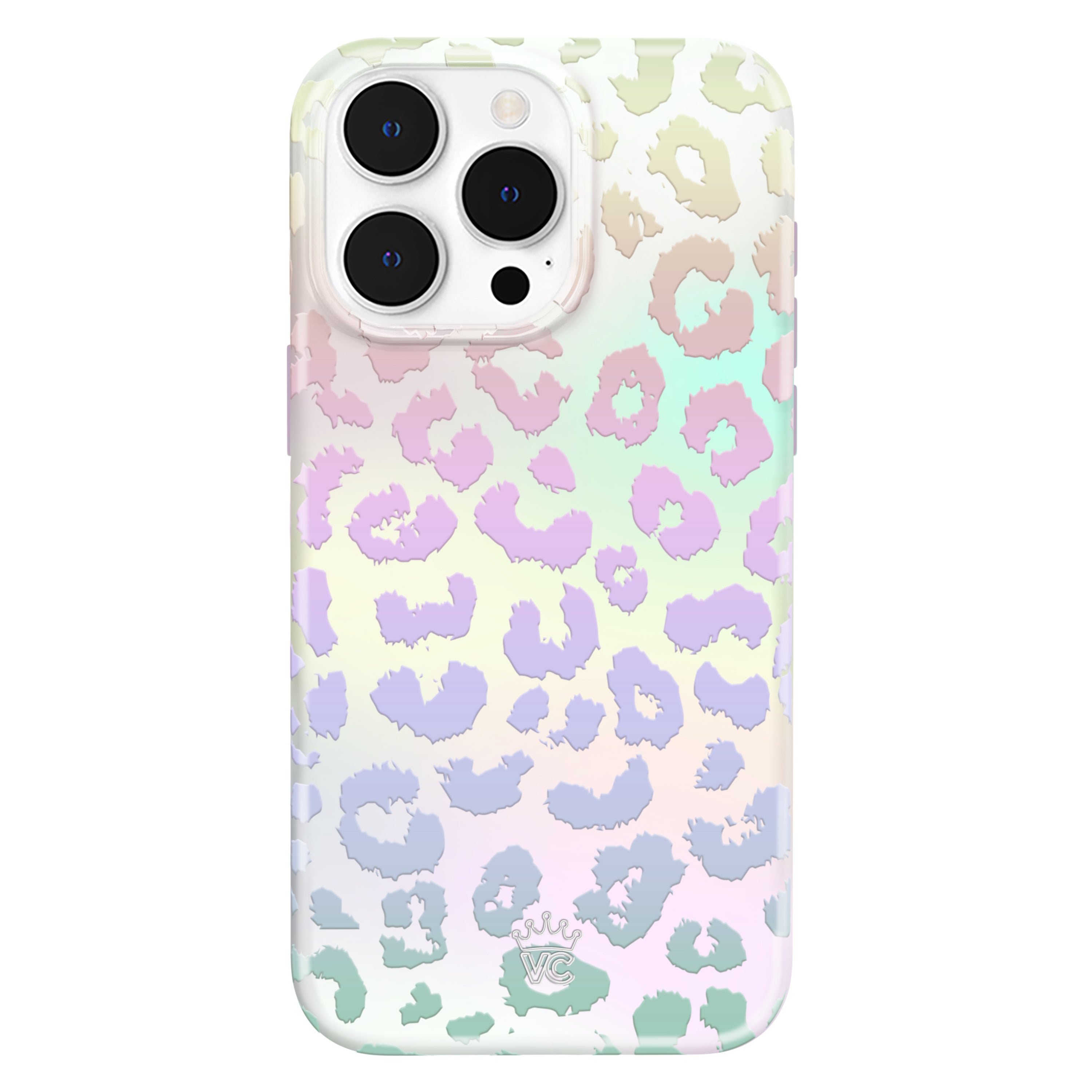 White Opal Leopard iPhone Case