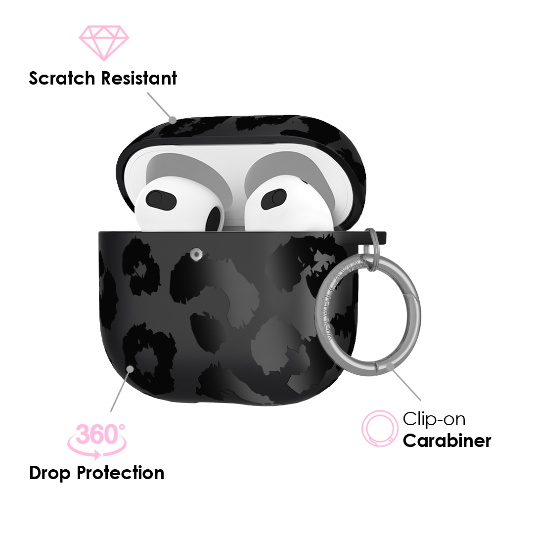 Black Leopard AirPod Case