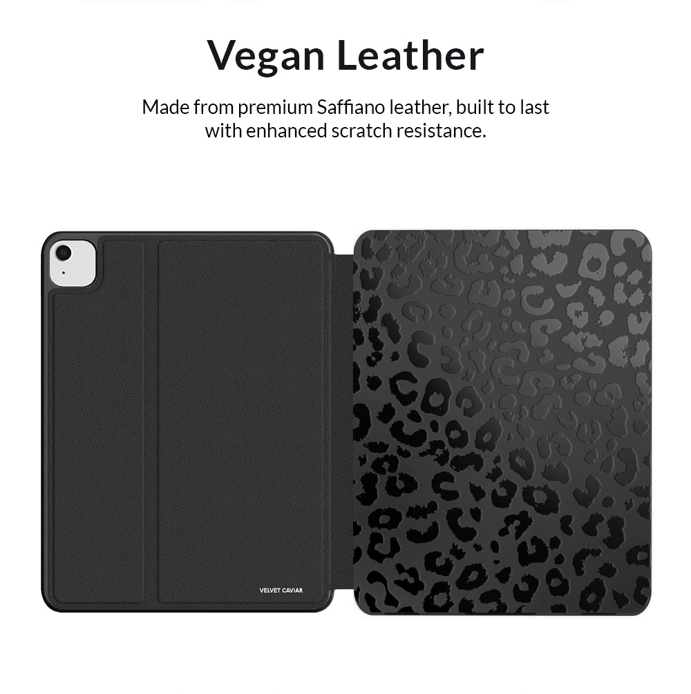 Black Leopard iPad Case