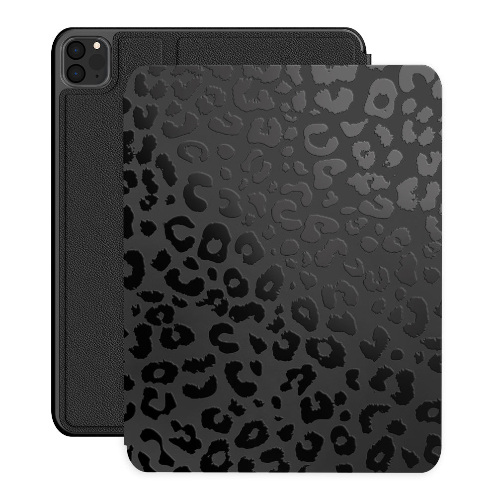 Black Leopard iPad Case