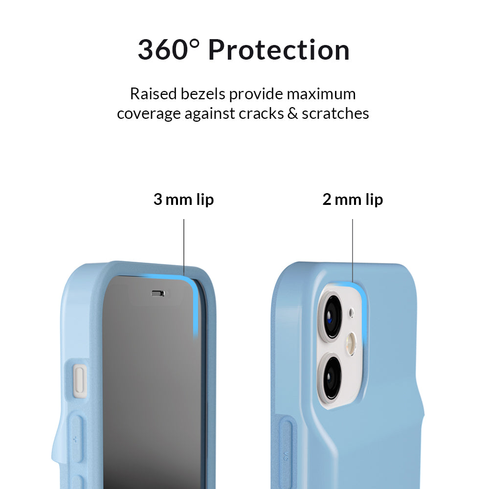 Light Blue iPhone Wallet Case