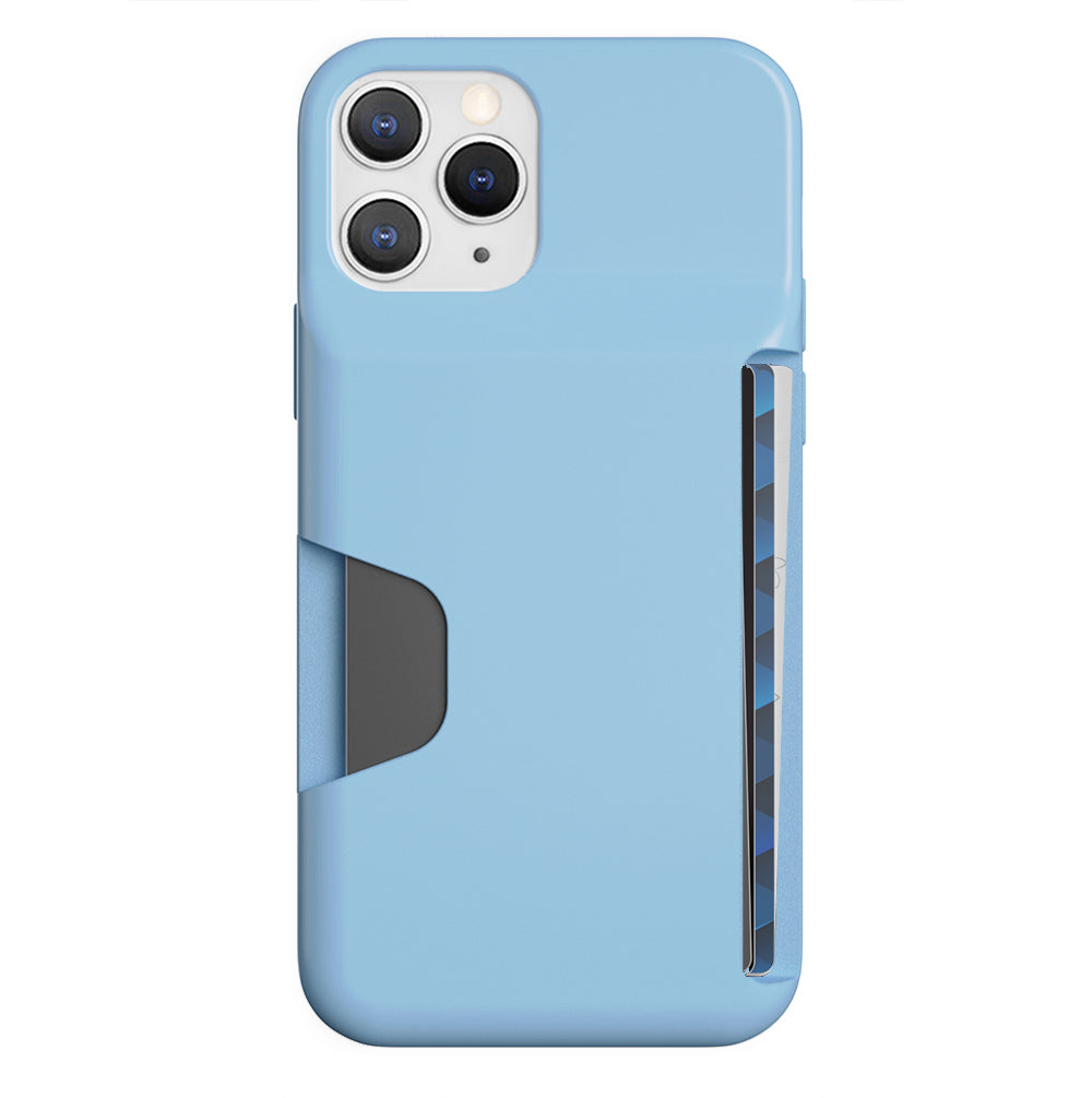 Light Blue iPhone Wallet Case