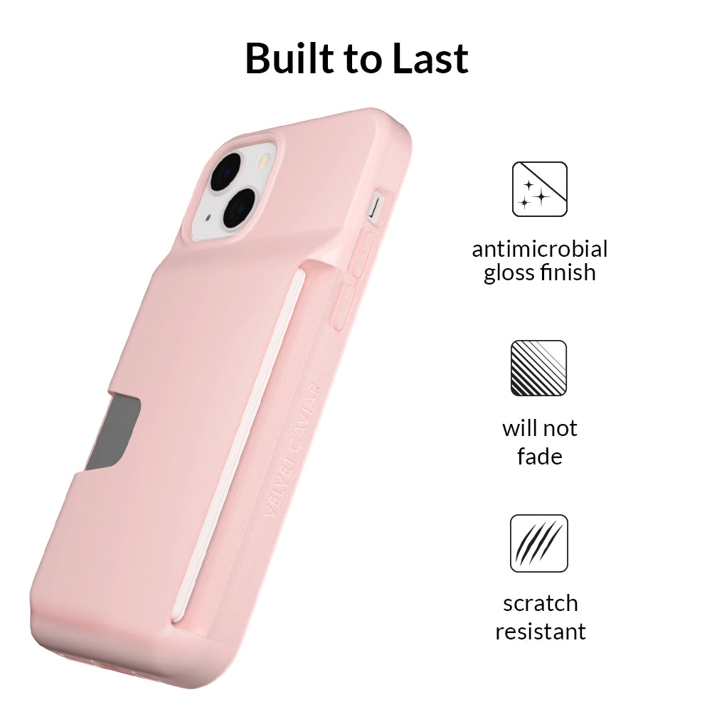 Light Pink iPhone Wallet Case