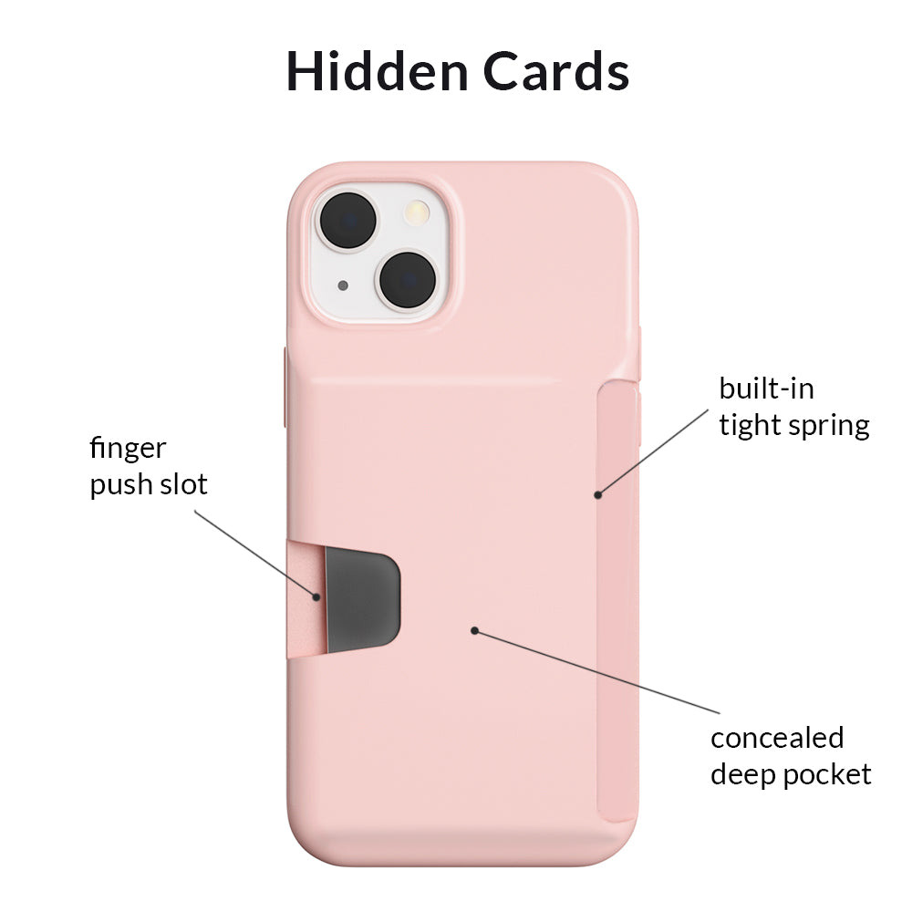 Light Pink iPhone Wallet Case
