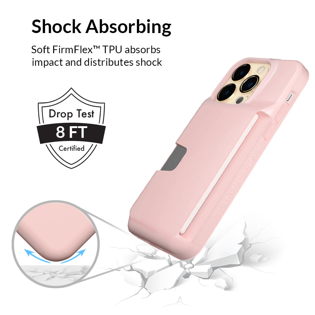 Light Pink iPhone Wallet Case