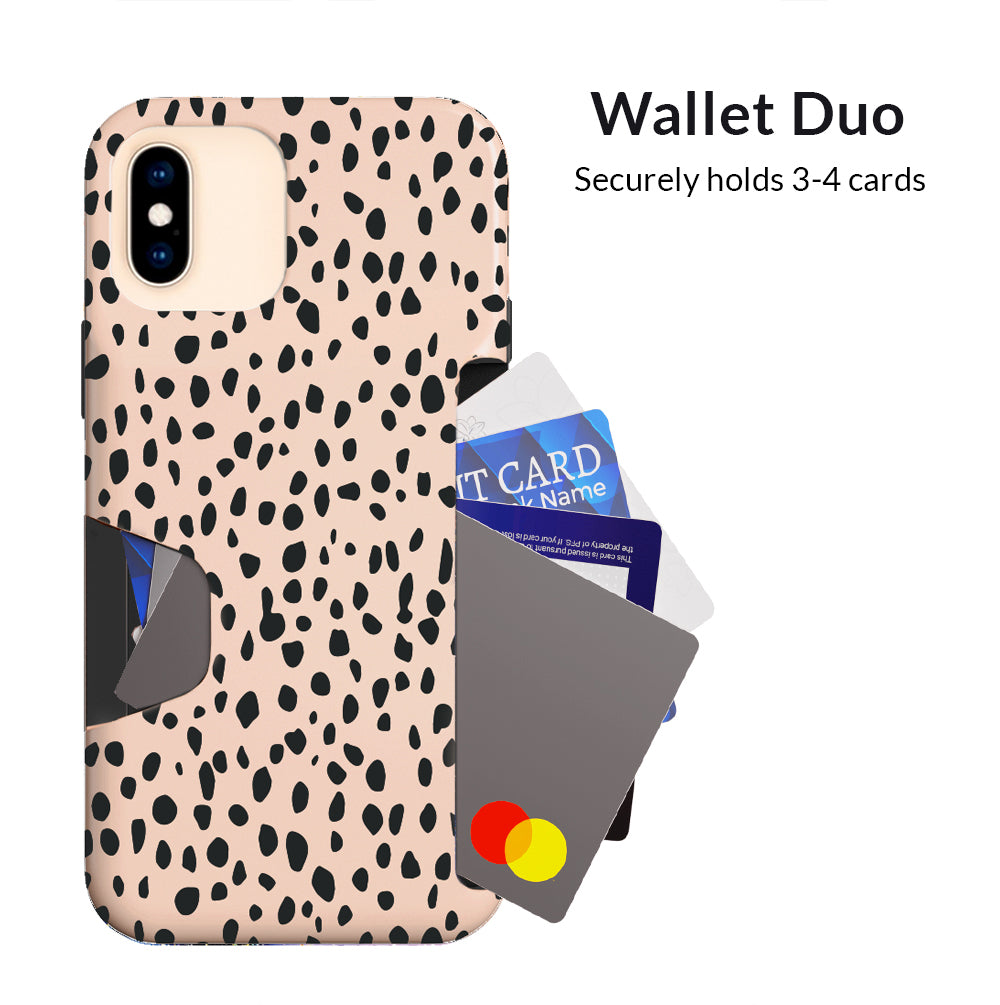 Spotted Cheetah Iphone Wallet Case