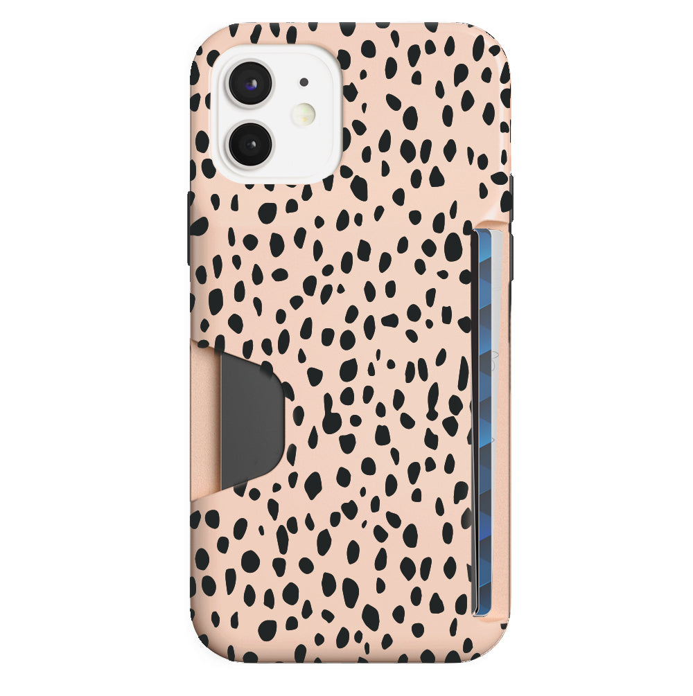 Spotted Cheetah Iphone Wallet Case