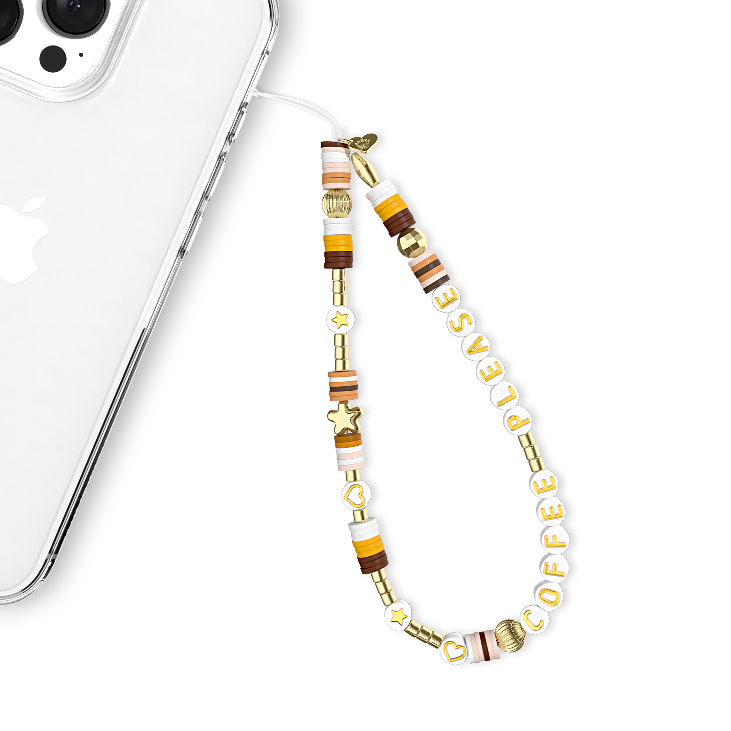 Coffee Please Phone Charm