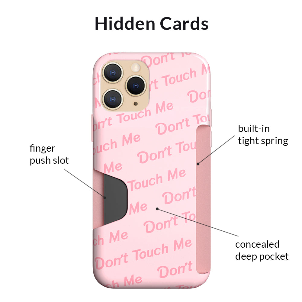 Don't Touch Me iPhone Wallet Case