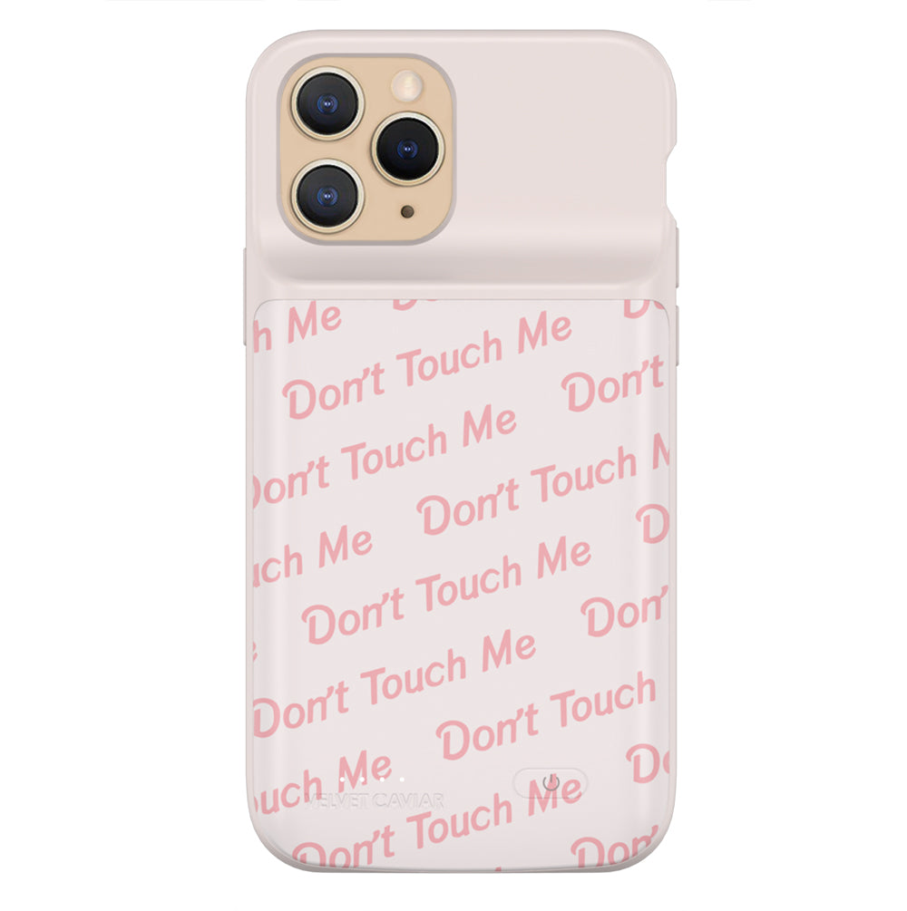 Don't Touch Me iPhone Charging Case