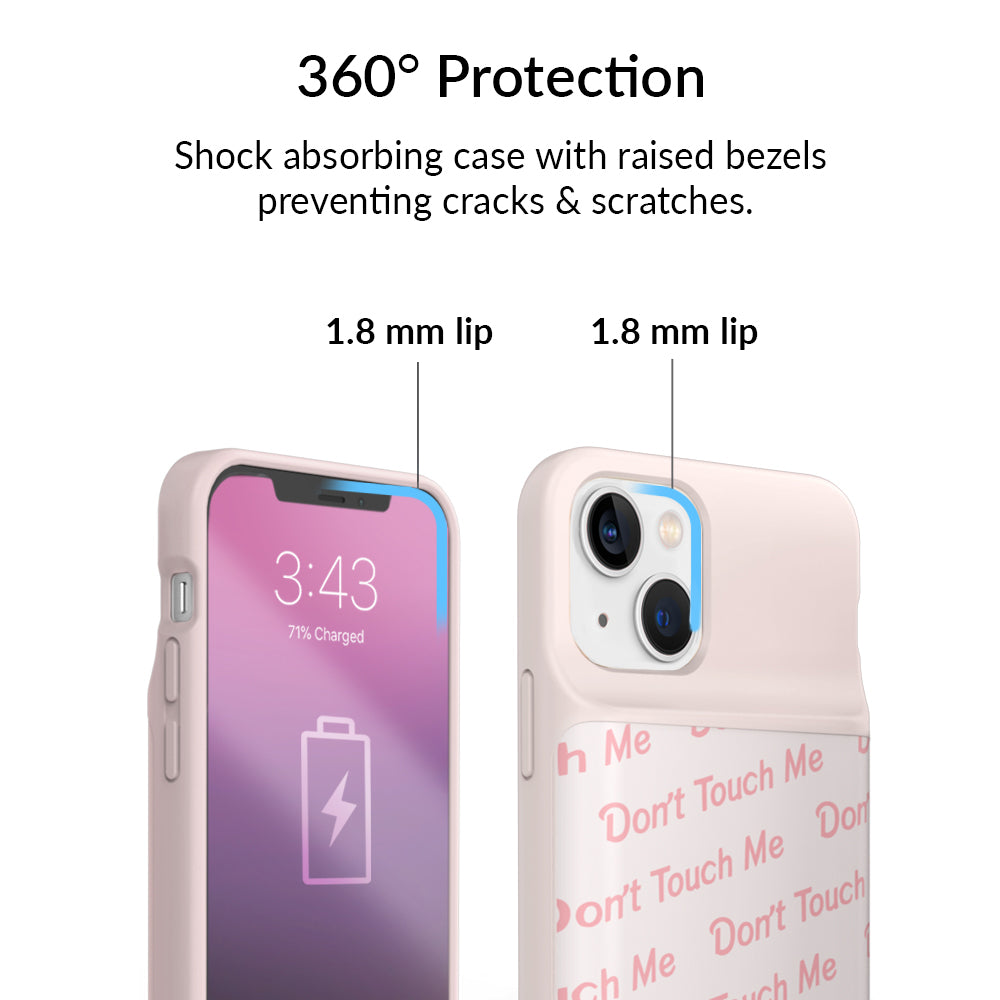 Don't Touch Me iPhone Charging Case