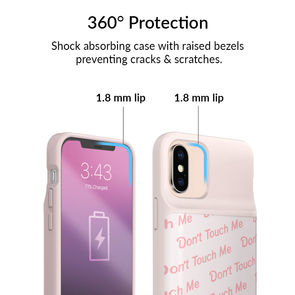 Don't Touch Me iPhone Charging Case