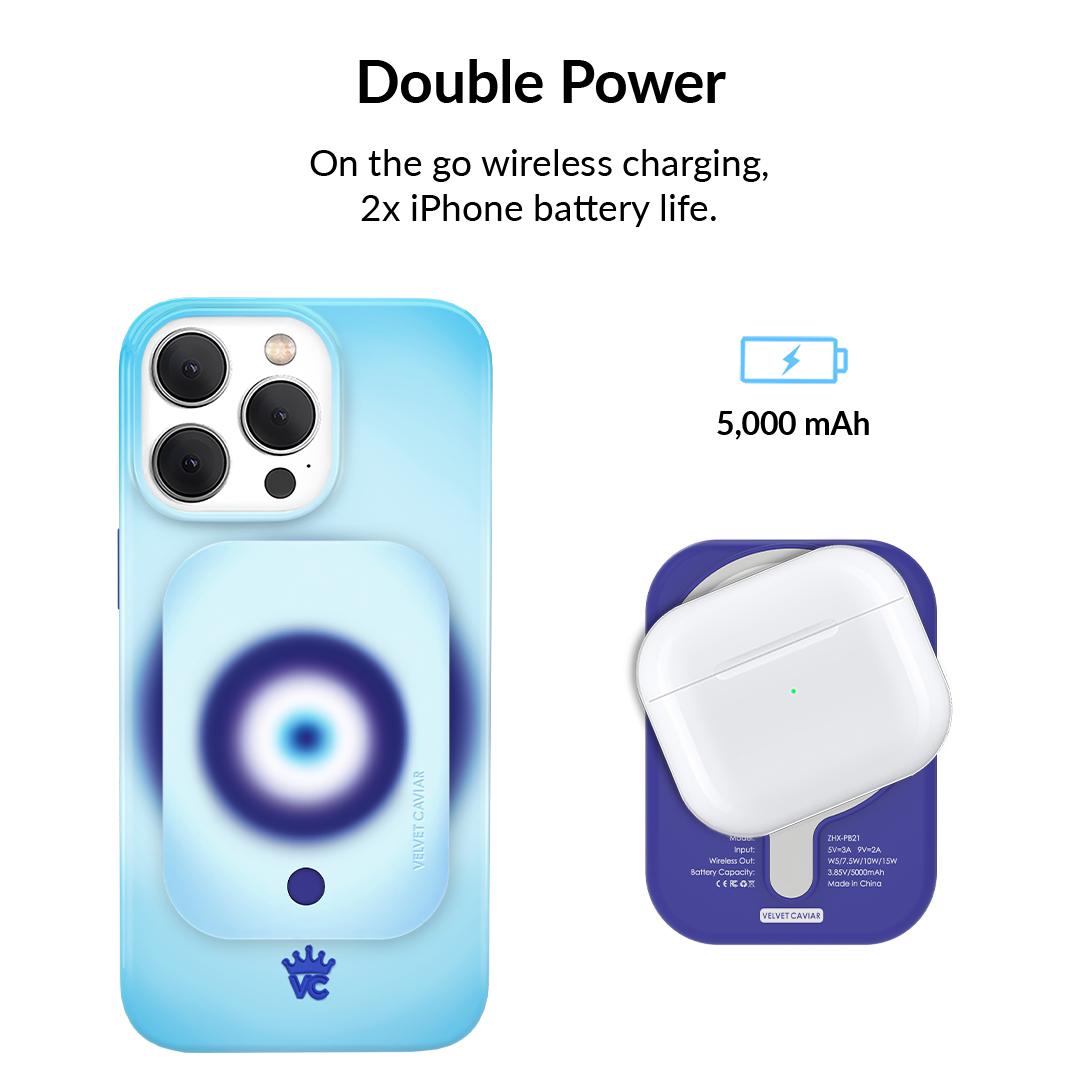 Evil Eye Aura MagSafe Battery Power Pack