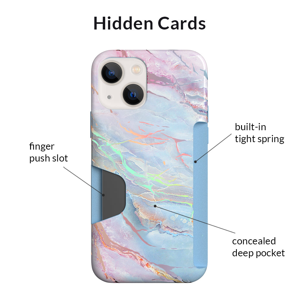 Holo Moonstone iPhone Wallet Case