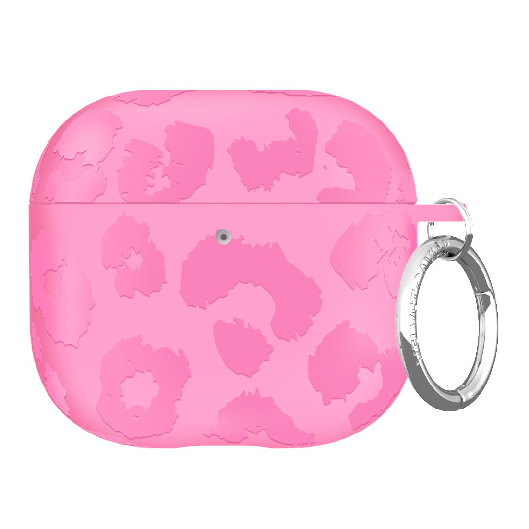 Hot Pink Leopard AirPod Case