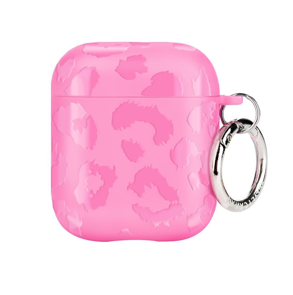 Hot Pink Leopard AirPod Case