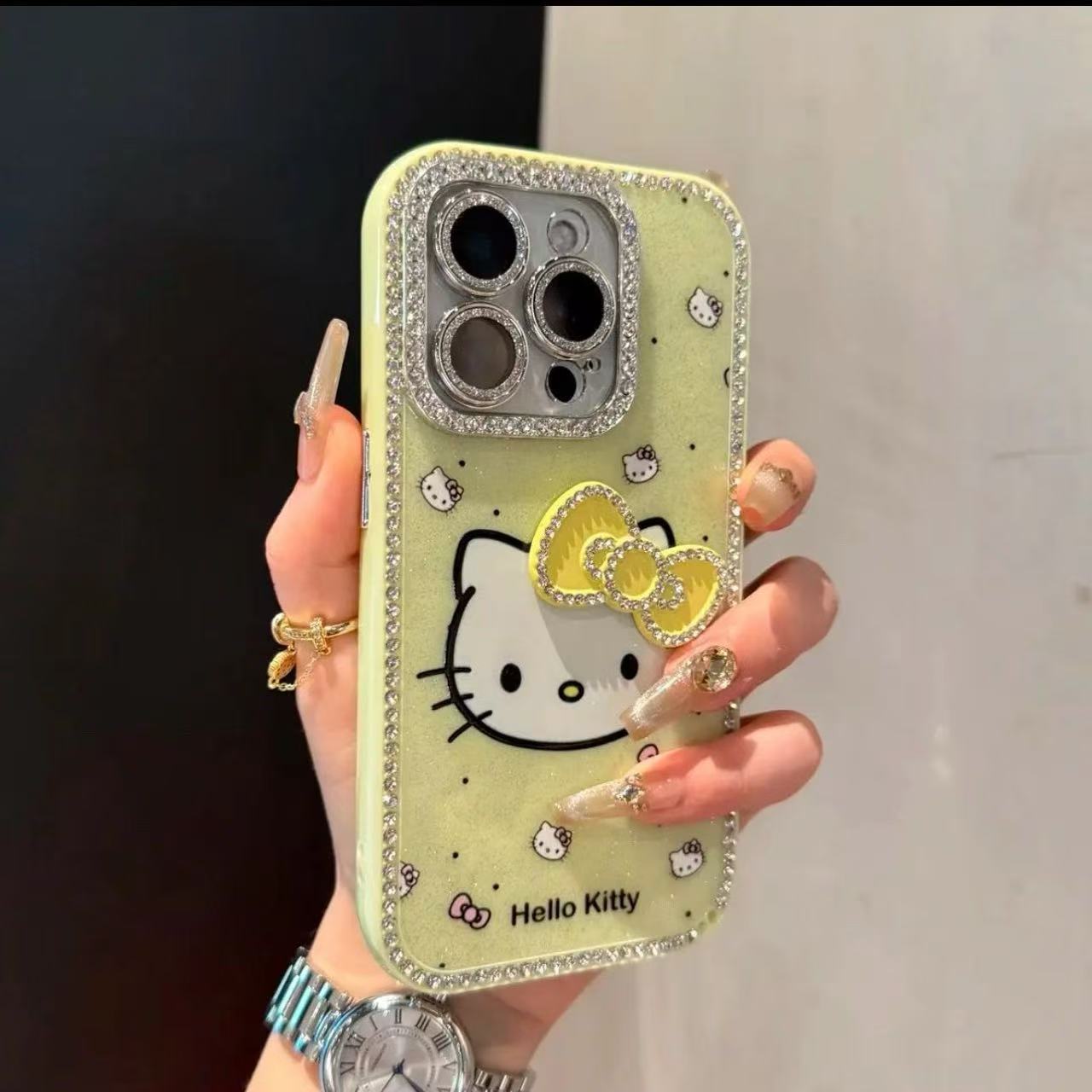 Flash Diamond Hello Kitty Phone Case