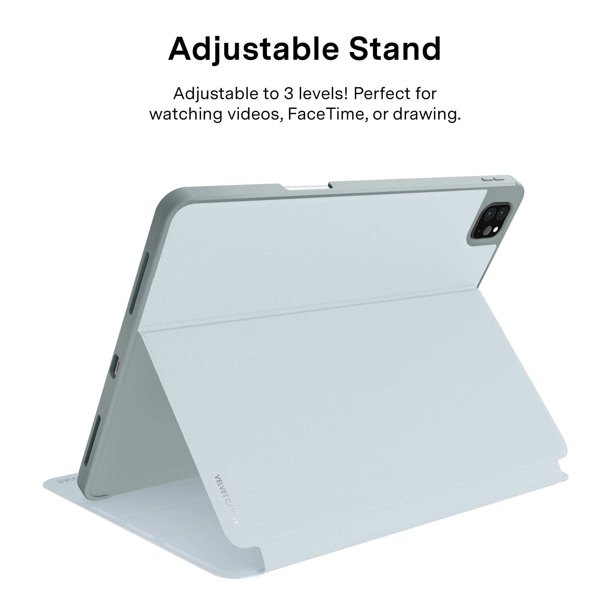 French Blue Floral iPad Case