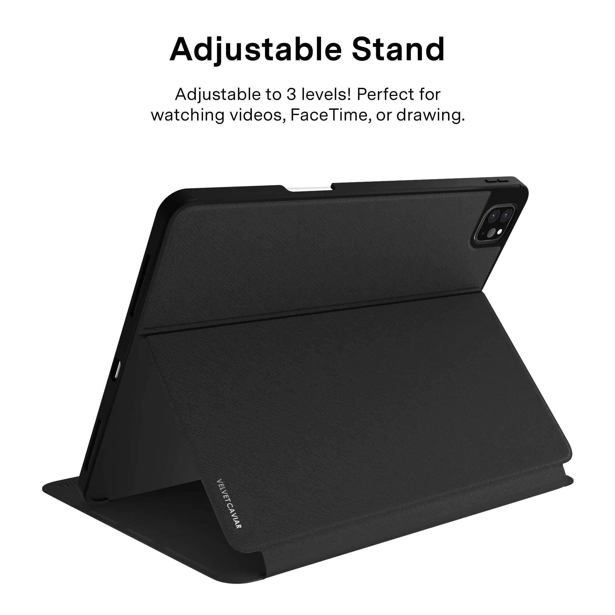 Mocha Vibe Checkered iPad Case