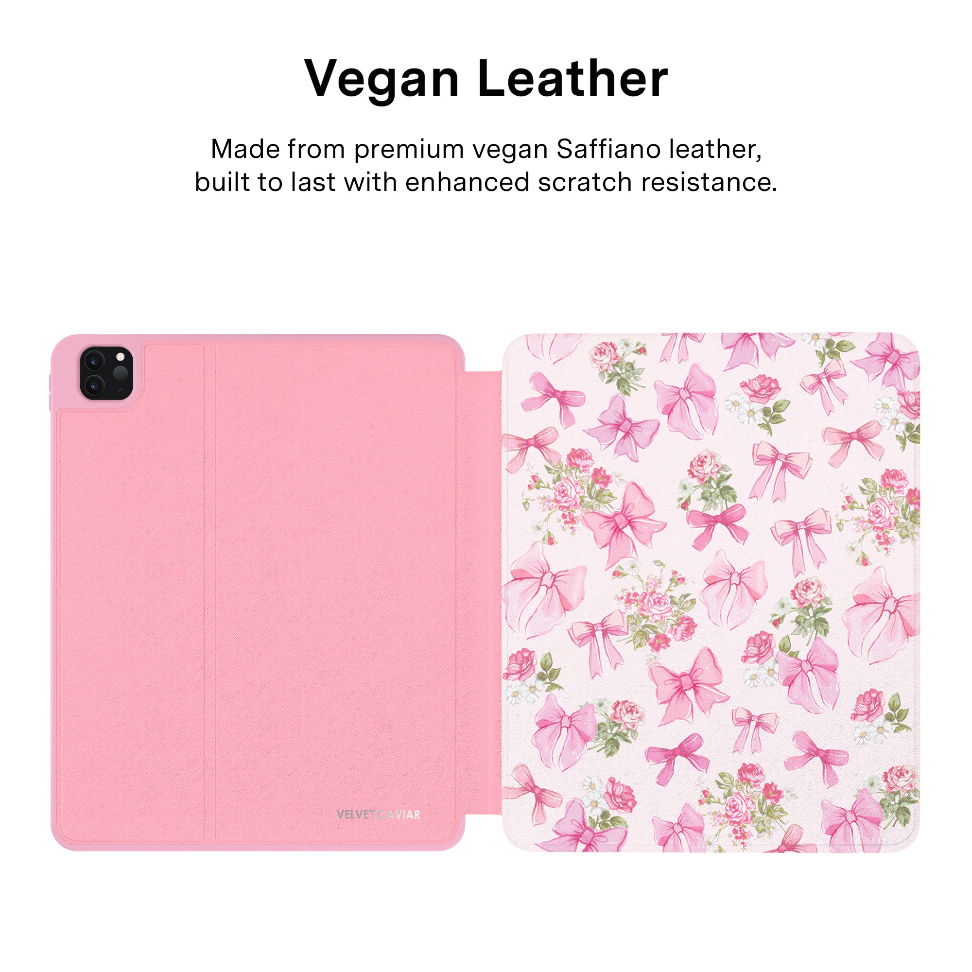 Posie Pink Bow iPad Case